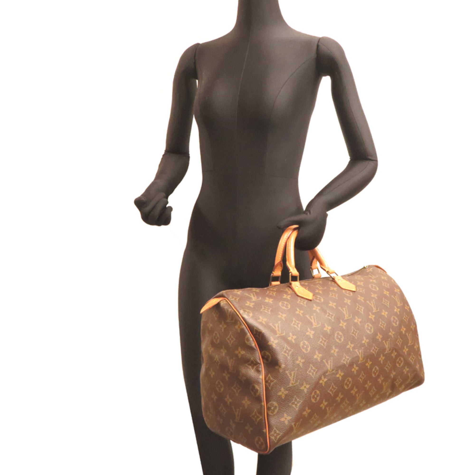 Louis Vuitton Brown Monogram Boston Bag (Pre-Owned)