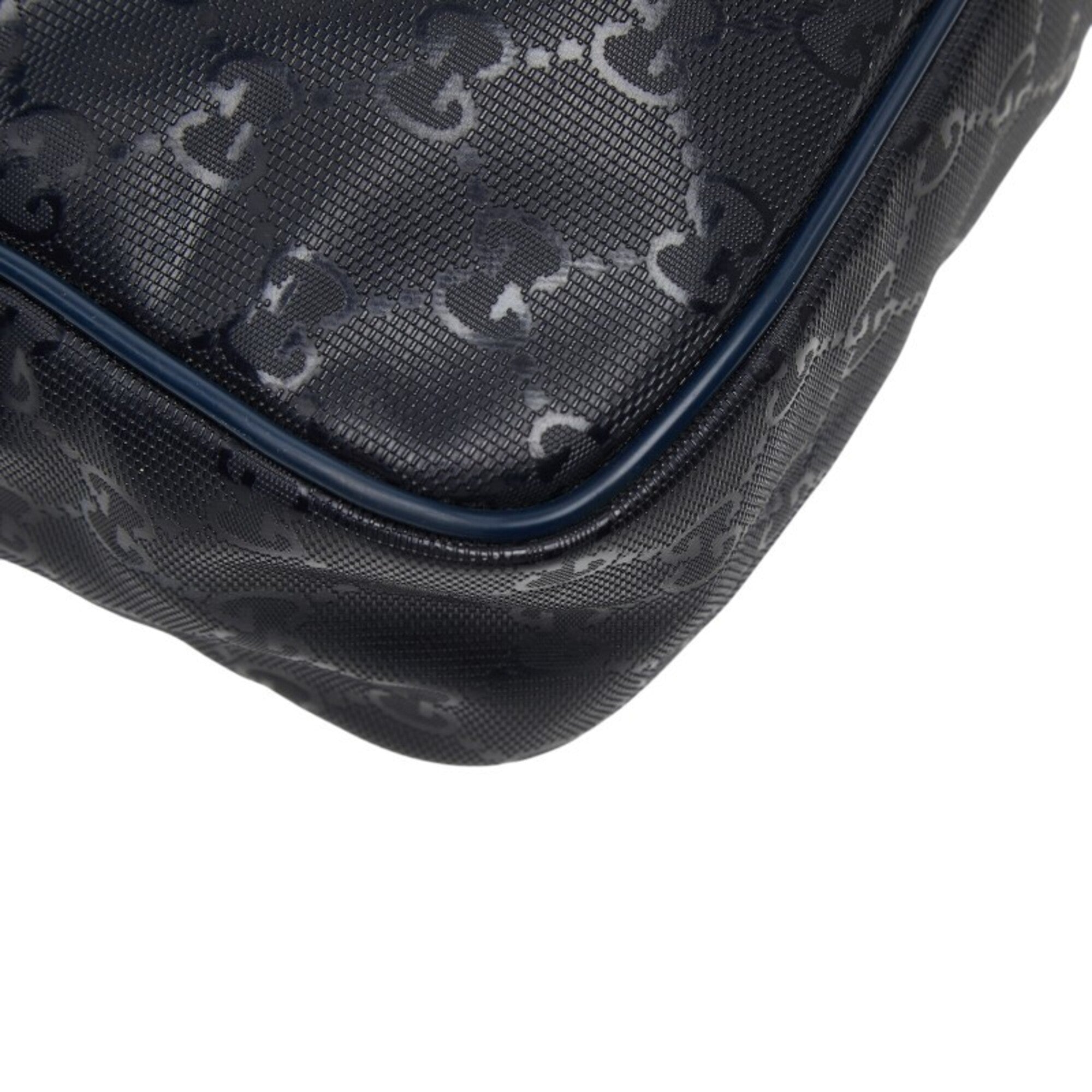 Gucci Black Pvc Leather Shoulder Bag (Pre-Owned)