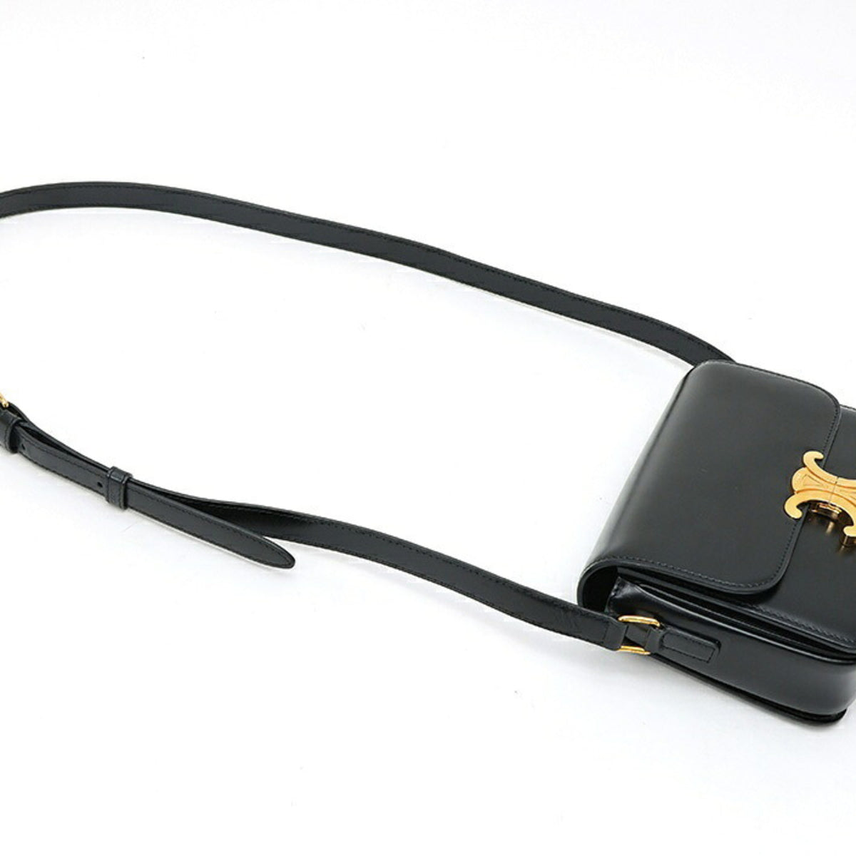Celine Black Leather Shoulder Bag (Pre-Owned)