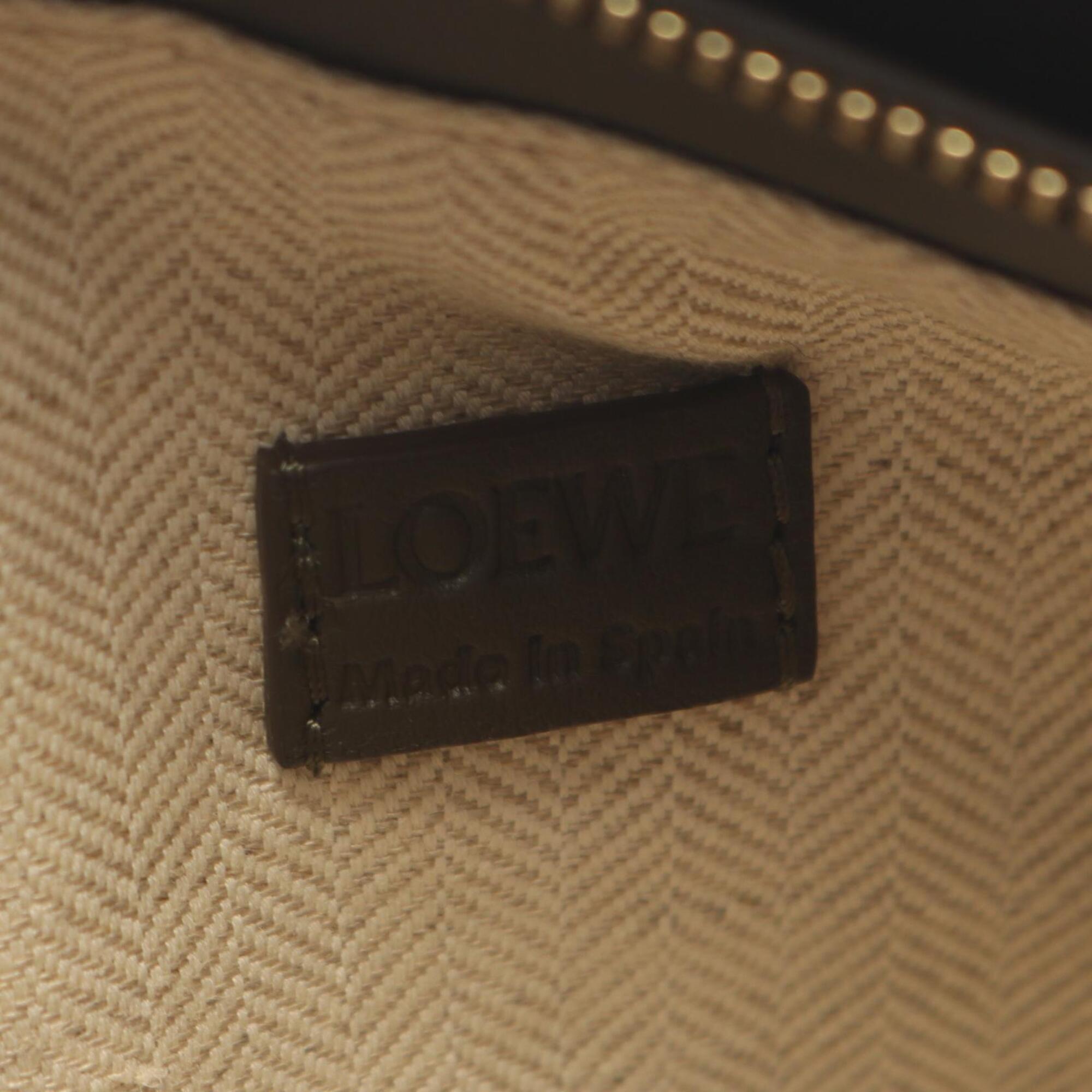Loewe Khaki Leather Handbag (Pre-Owned)