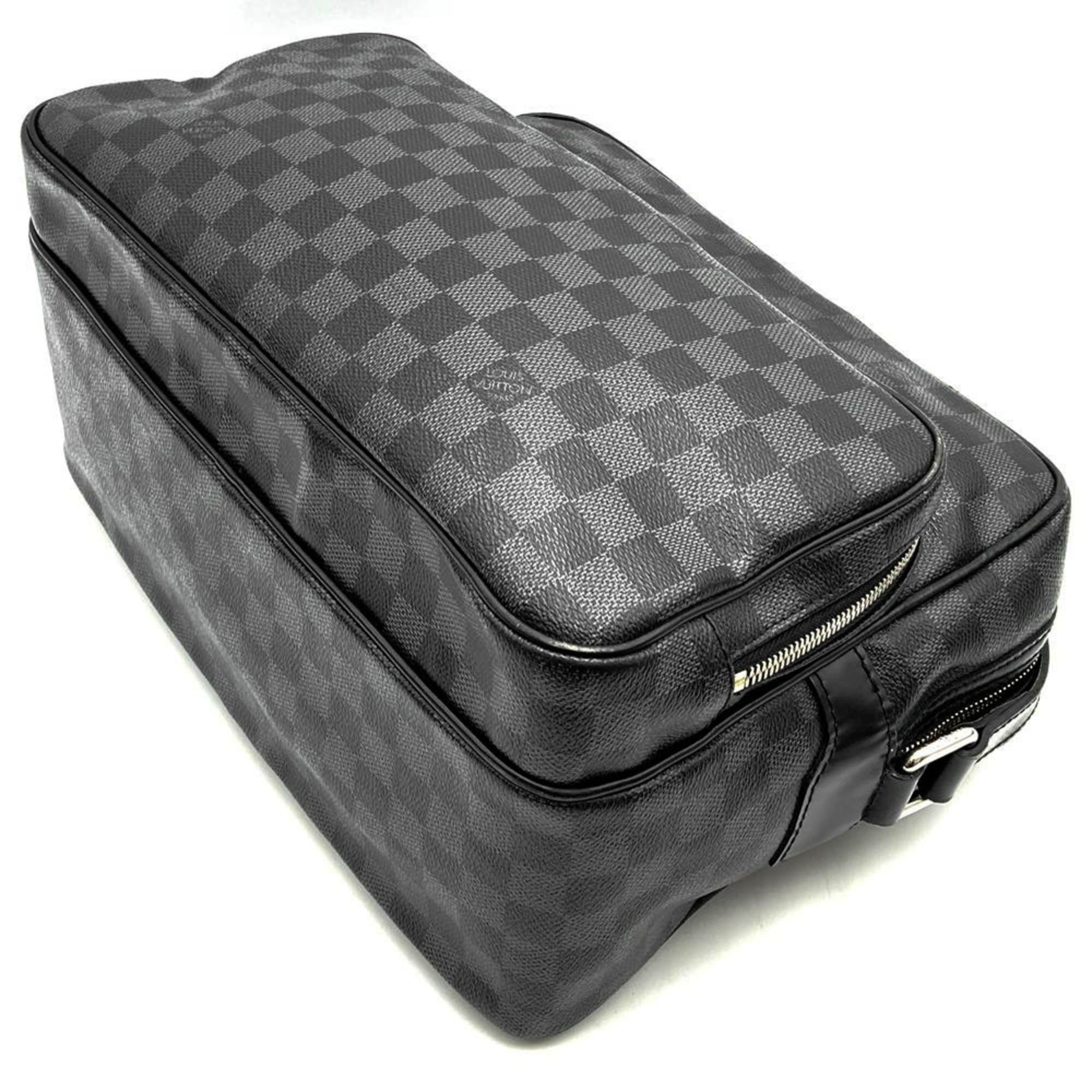 Louis Vuitton Black Damier Graphite Shoulder Bag (Pre-Owned)