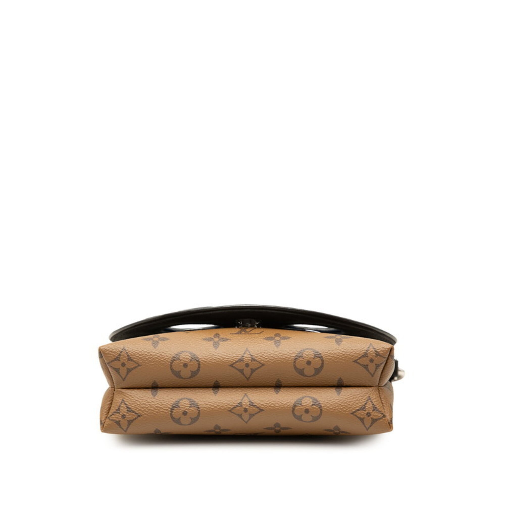 Louis Vuitton Monogram Brown Multi-Color Pvc Leather Handbag Pochette Shoulder Bag (Pre-Owned)