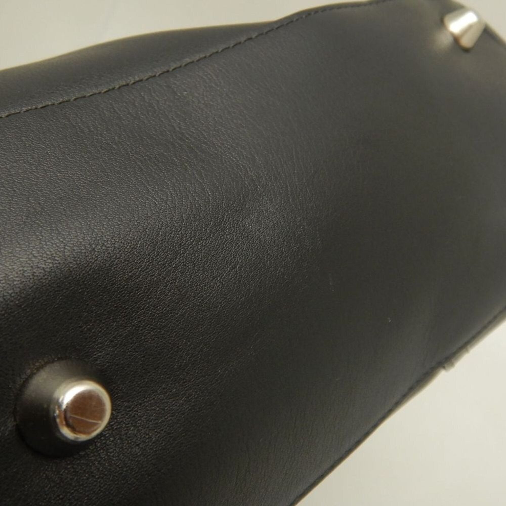 Coach Black Leather Tote Bag (Pre-Owned)