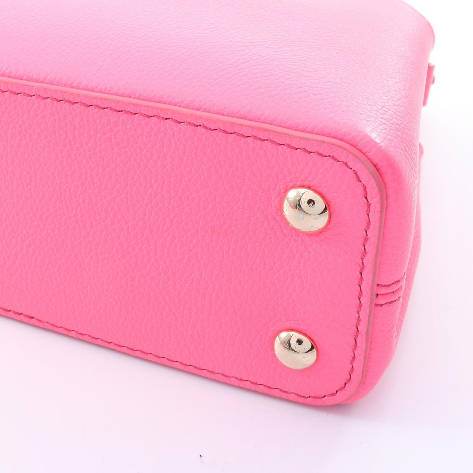 Louis Vuitton Pink Leather Handbag (Pre-Owned)