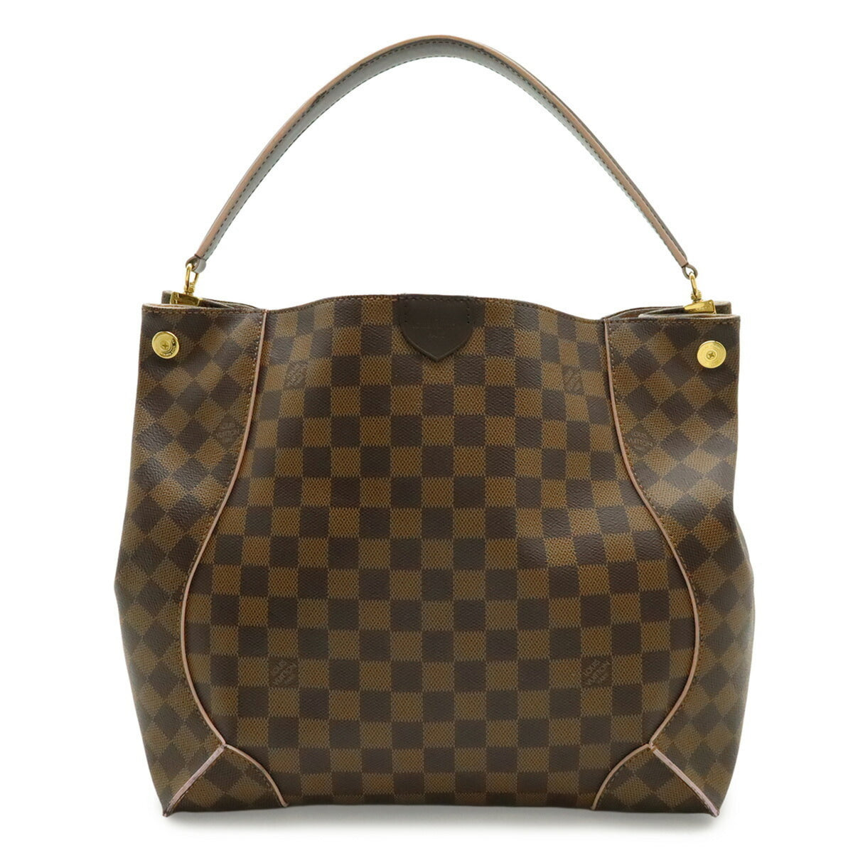 Louis Vuitton Brown Damier Canvas Rose Ballerine Pvc Coated Canvas Damier Canvas Shoulder Bag (Pre-Owned)