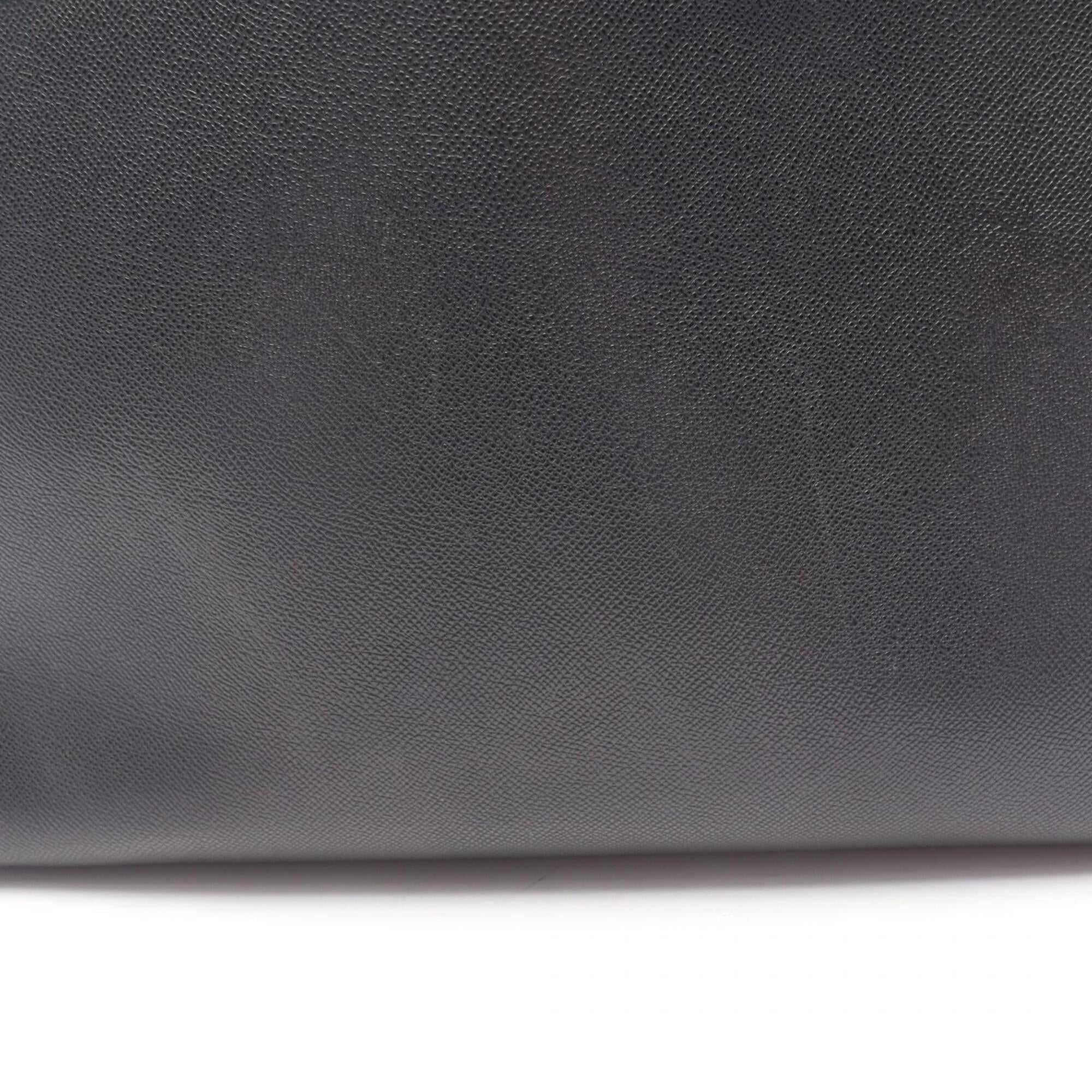 Chanel Black Grained Calfskin Handbag Tote Bag (Pre-Owned)