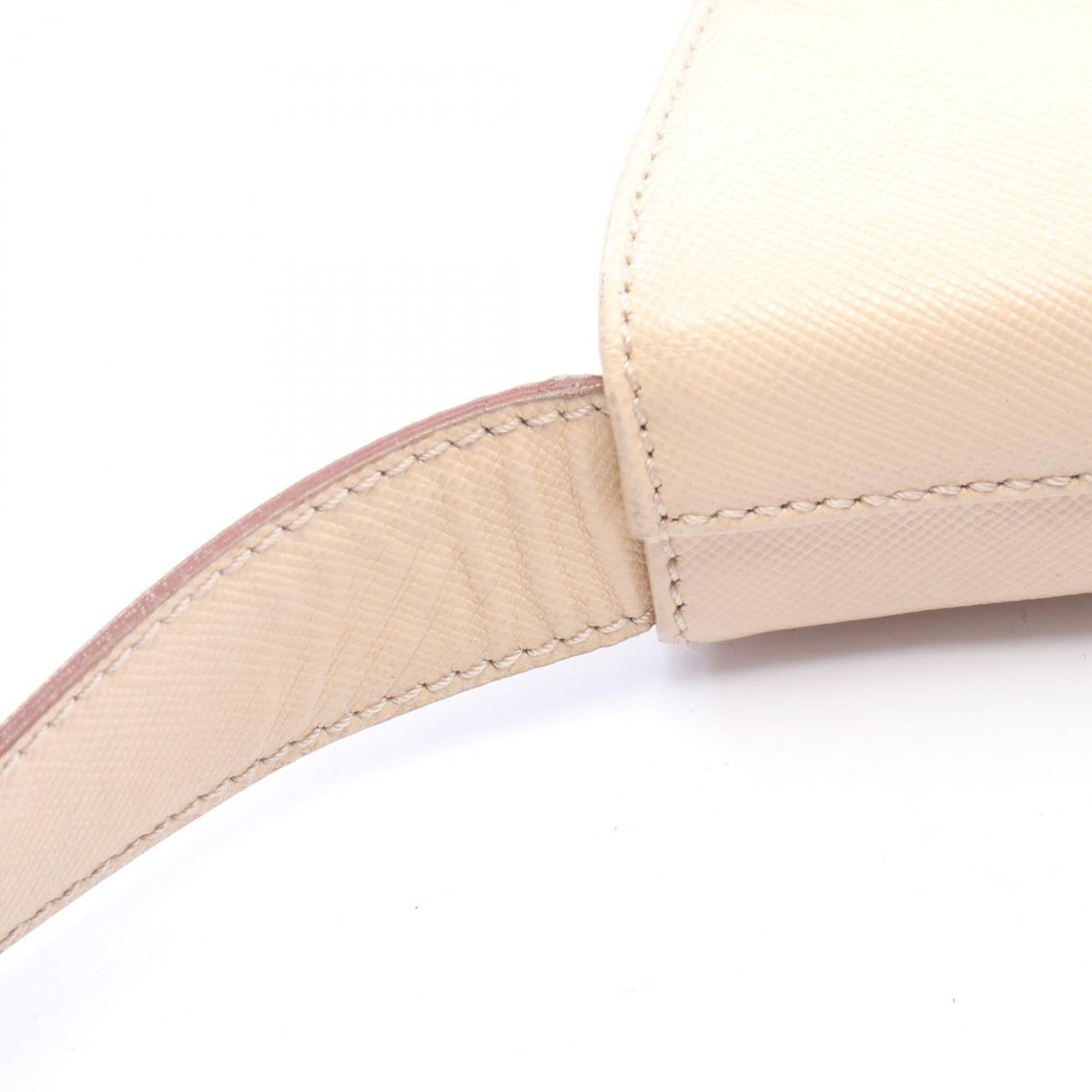 Salvatore Ferragamo Beige Leather Handbag Shoulder Bag (Pre-Owned)