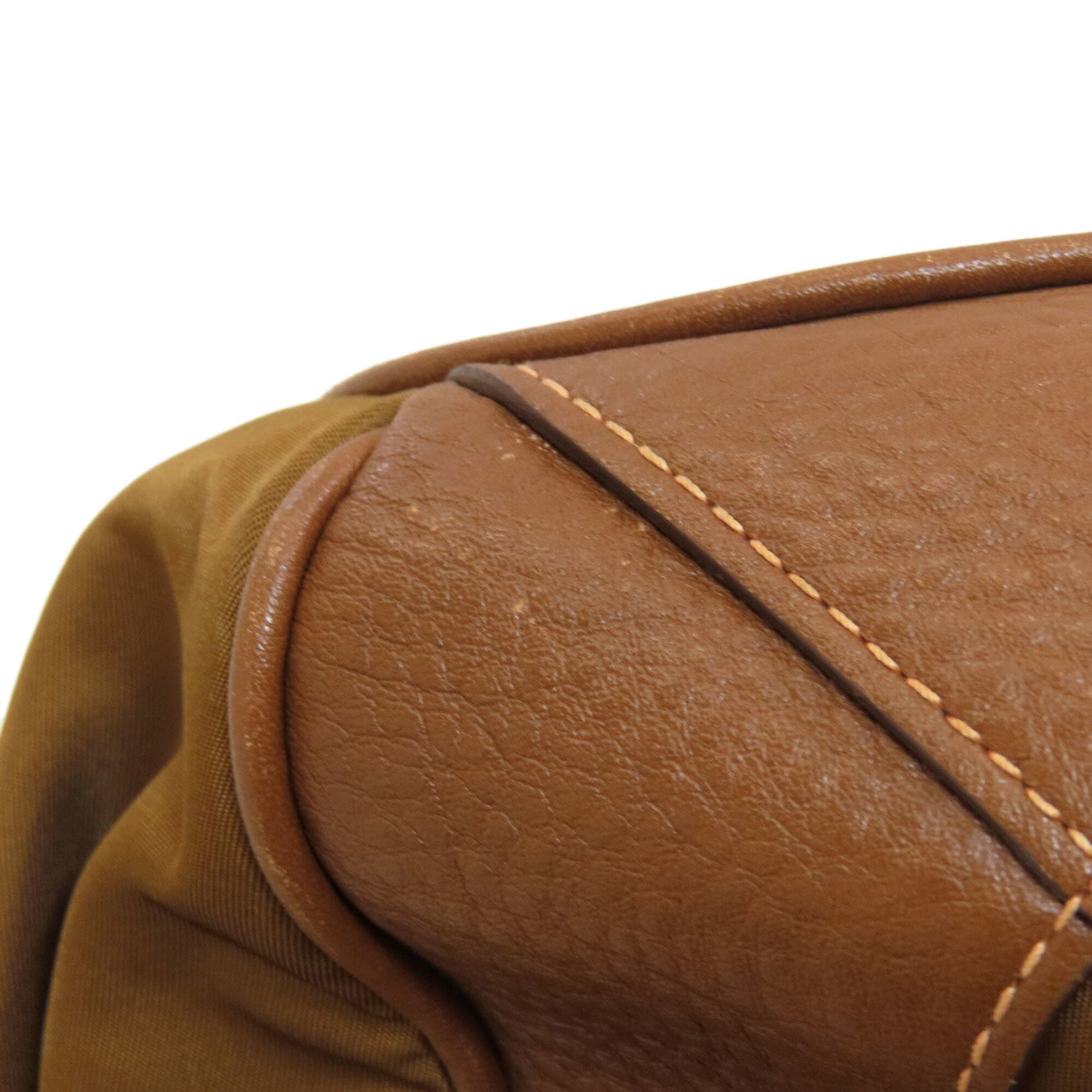 Prada Brown Nylon Tote Bag (Pre-Owned)