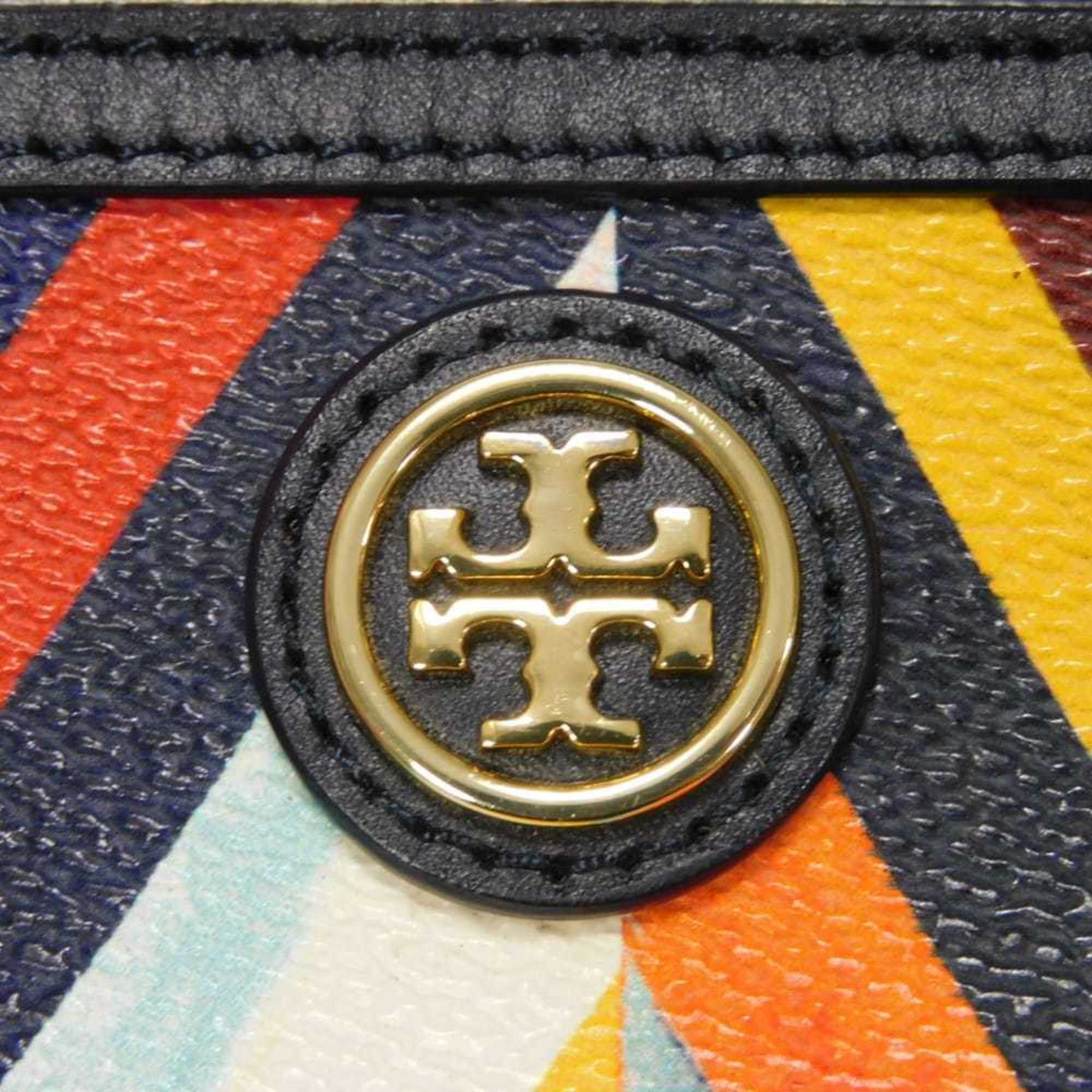 Tory Burch Multi-Color Pvc Clutch Bag Pouch (Pre-Owned)