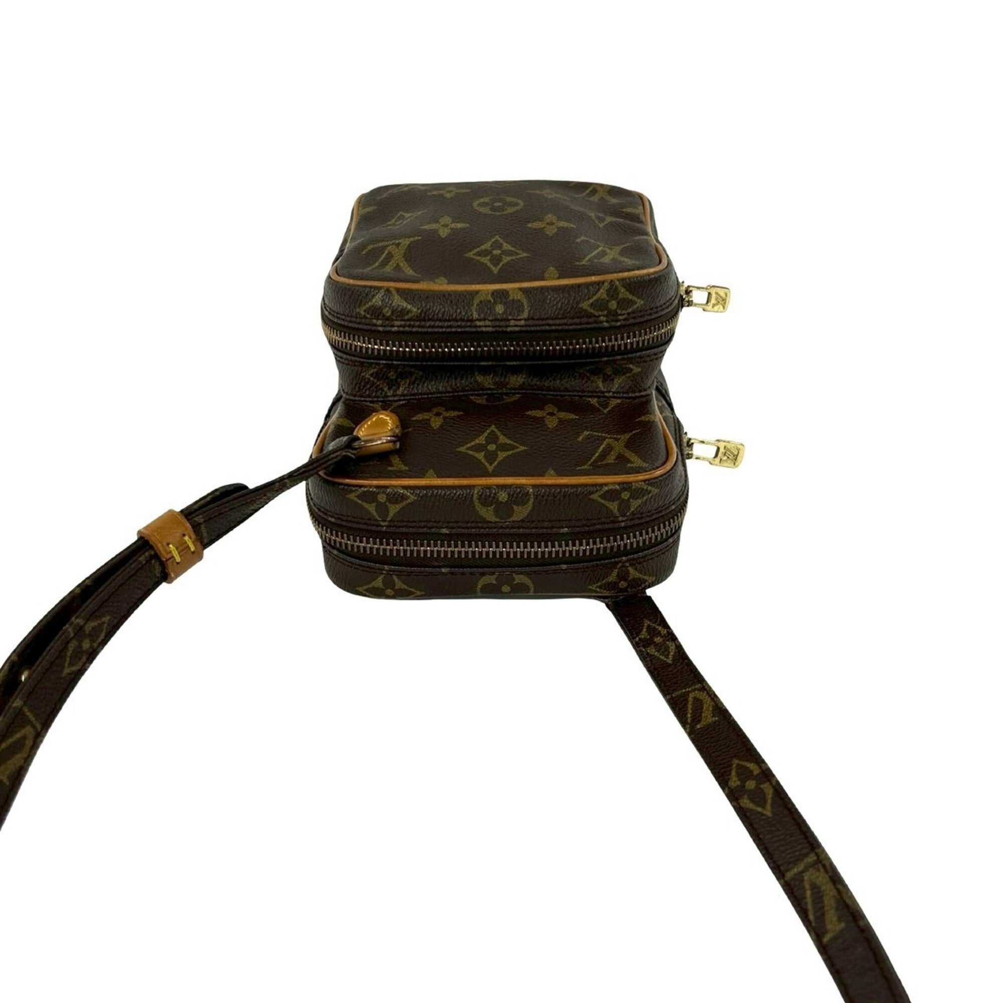 Louis Vuitton Brown Leather Pvc Pochette Shoulder Bag (Pre-Owned)