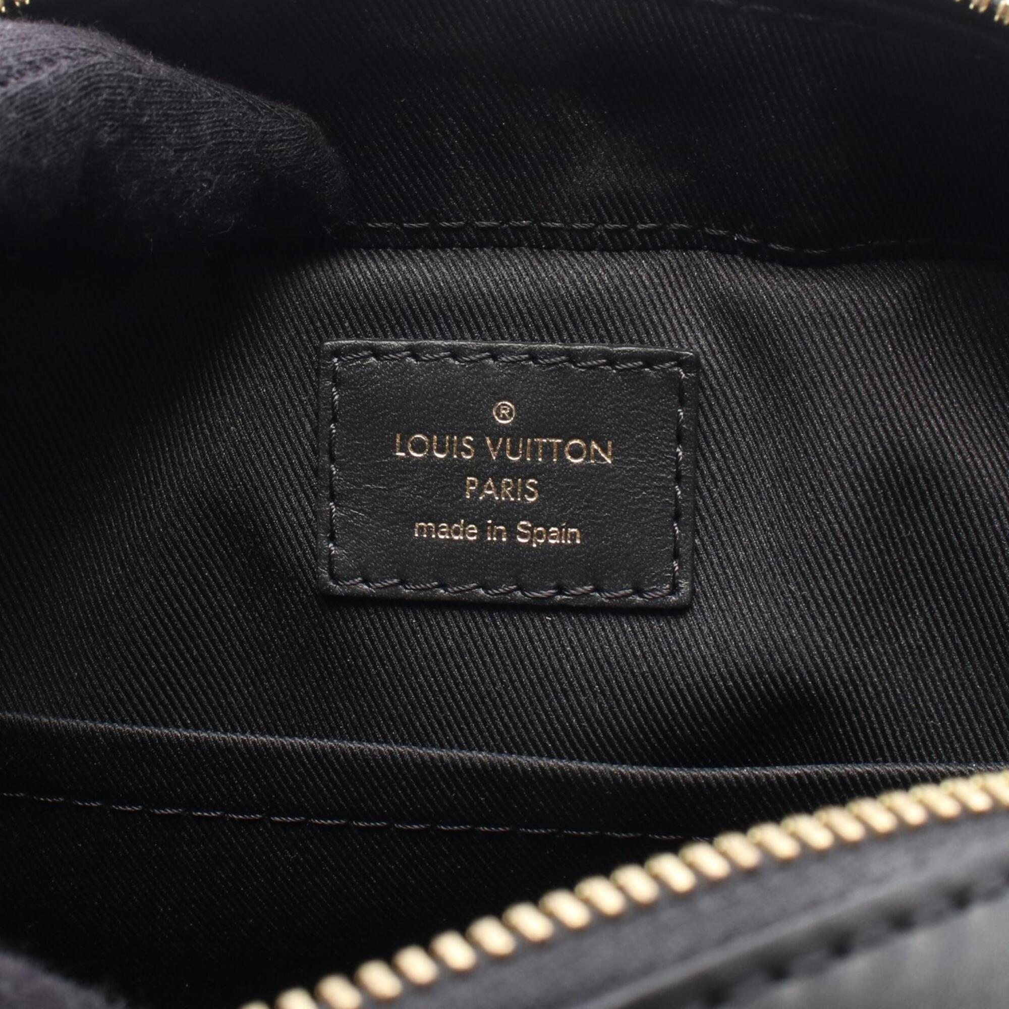 Louis Vuitton Black Brown Monogram Noir Monogram Leather Handbag Shoulder Bag (Pre-Owned)