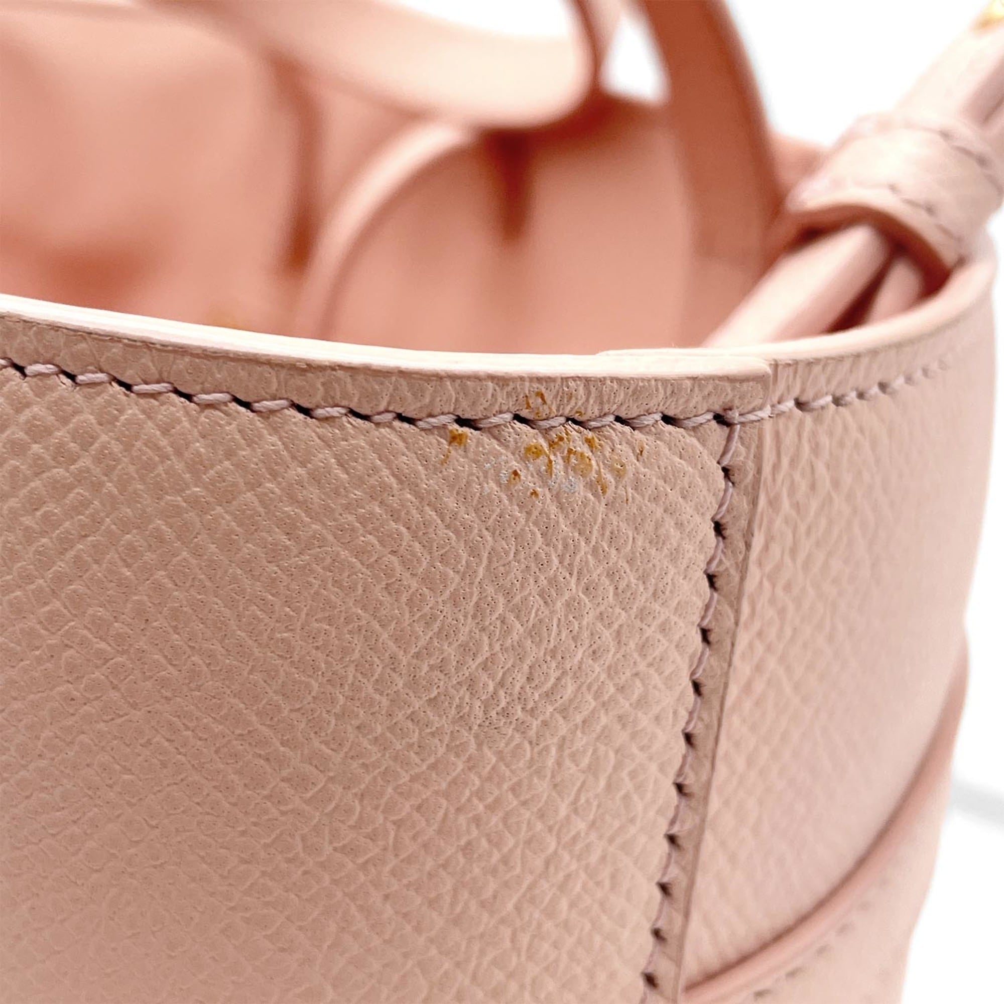 Salvatore Ferragamo Pink Leather Shoulder Bag Tote Bag (Pre-Owned)