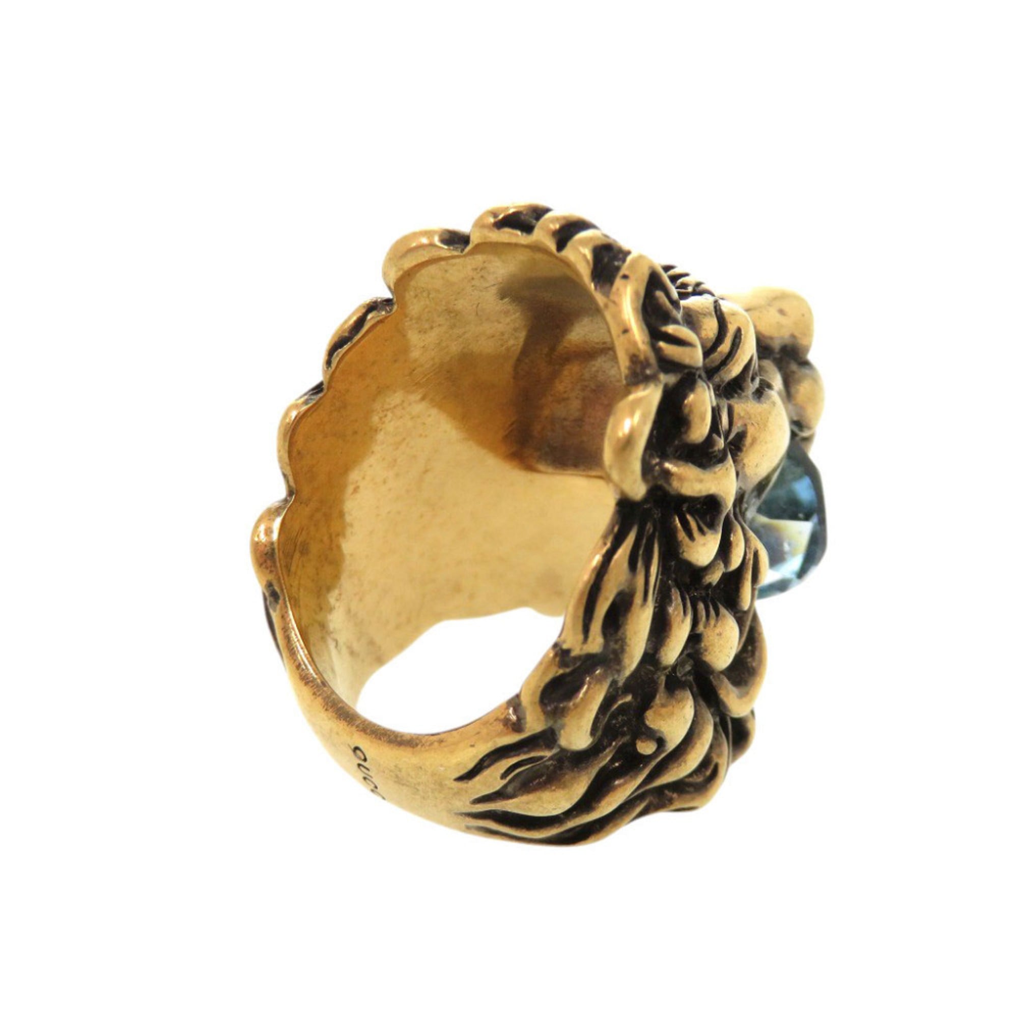Gucci Gold Metal Band Ring (Pre-Owned)