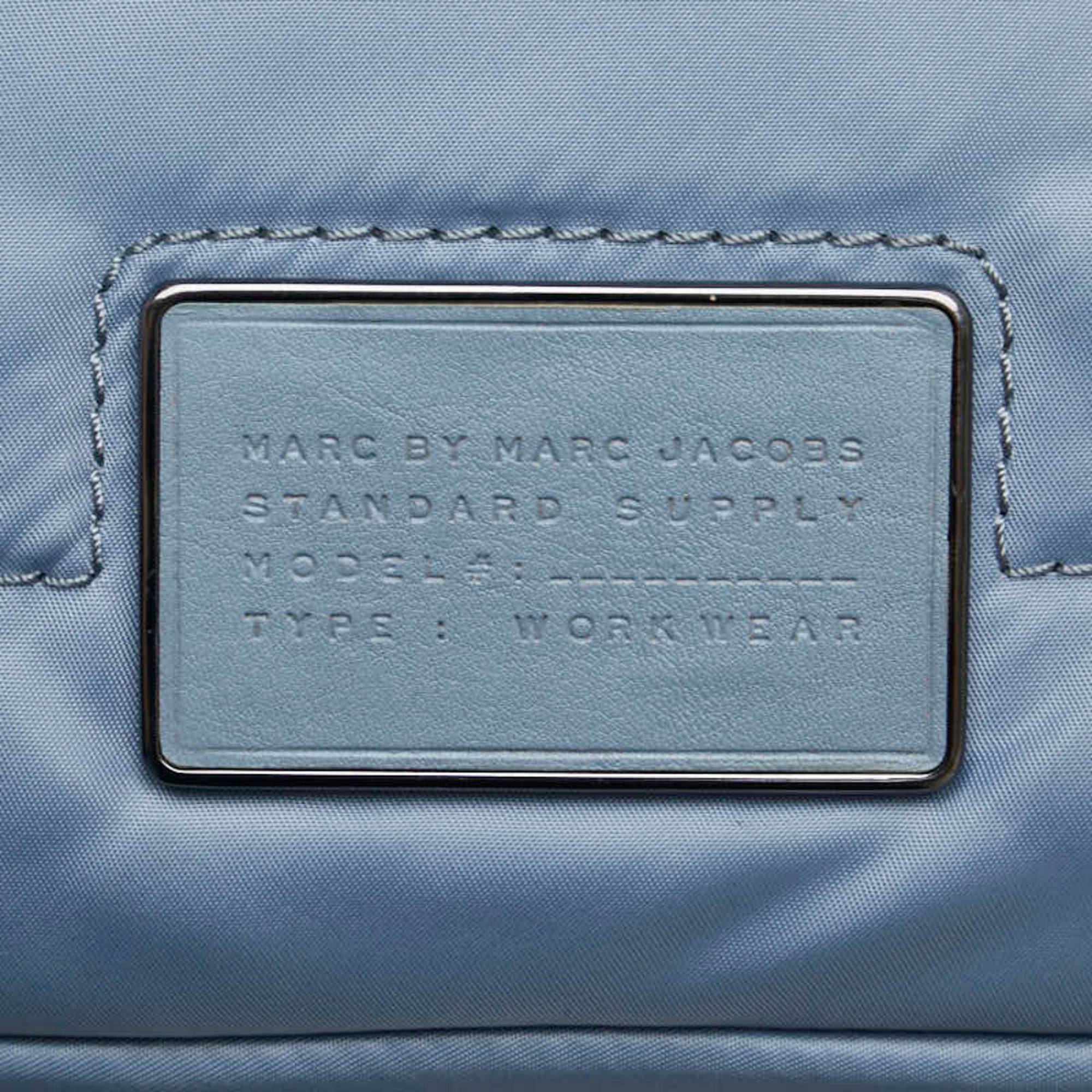 Marc Jacobs Blue Nylon Leather Shoulder Bag (Pre-Owned)