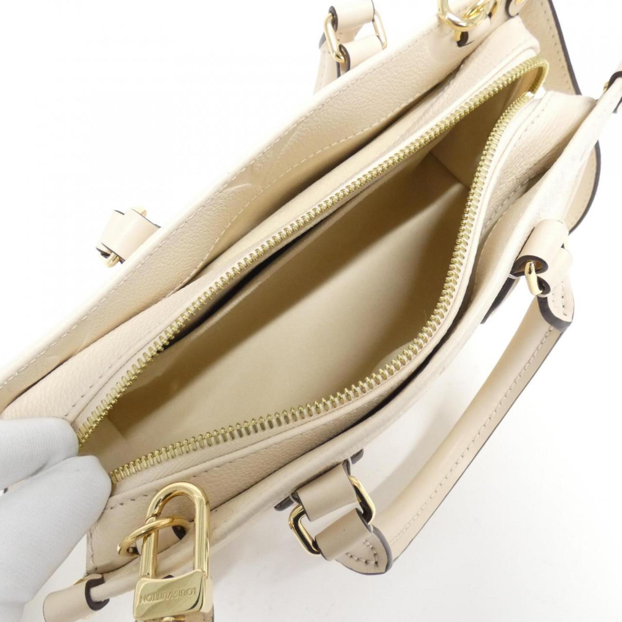 Louis Vuitton Monogram Empreinte Gold Leather Handbag (Pre-Owned)