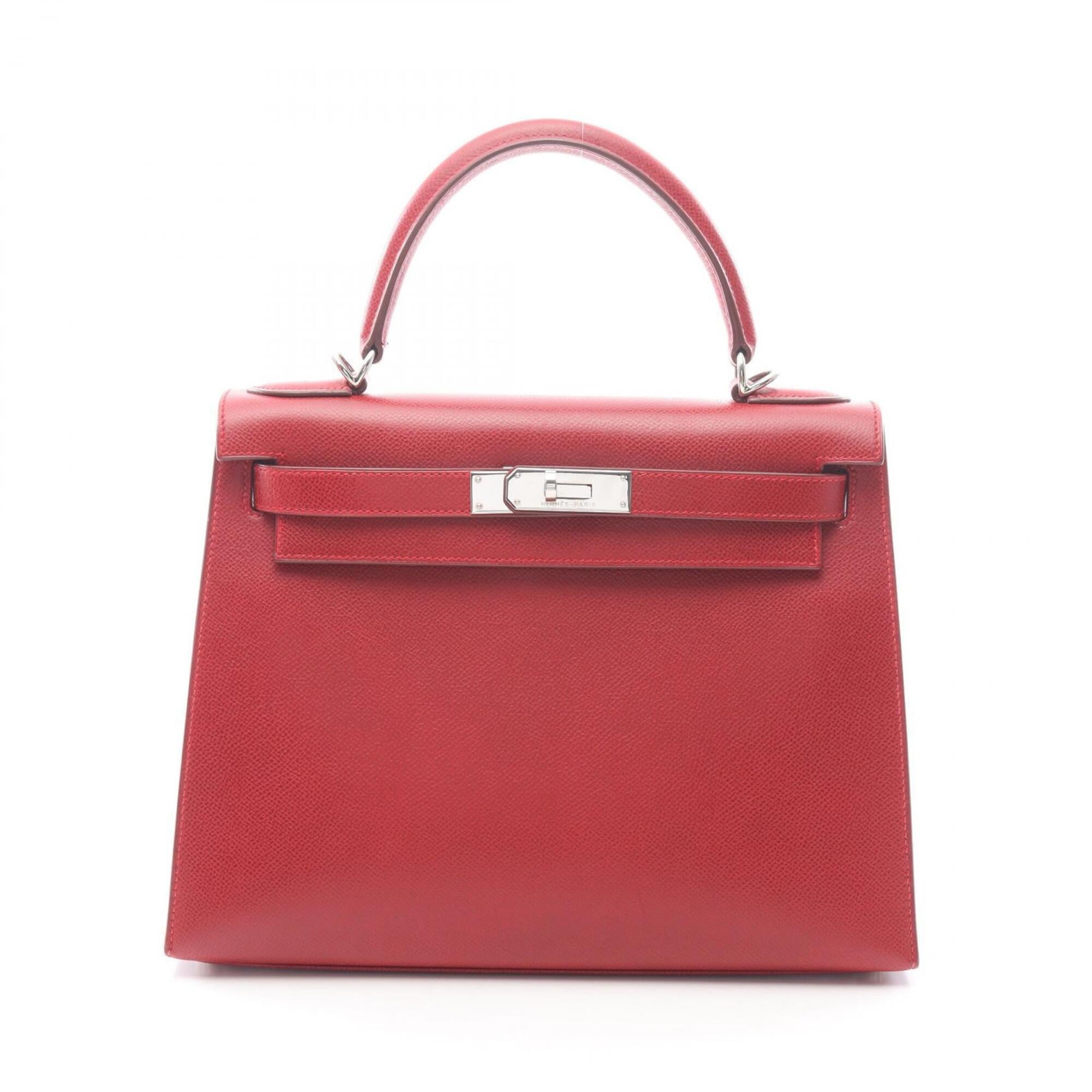 Hermes Red Color Epsom Leather Handbag (Pre-Owned)
