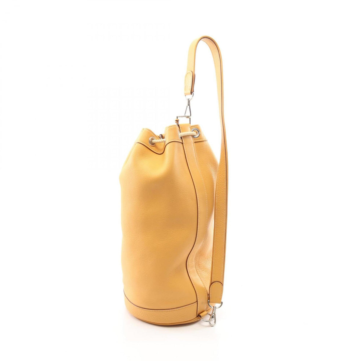 Hermes Beige Taurillon Clemence Leather Handbag Shoulder Bag (Pre-Owned)