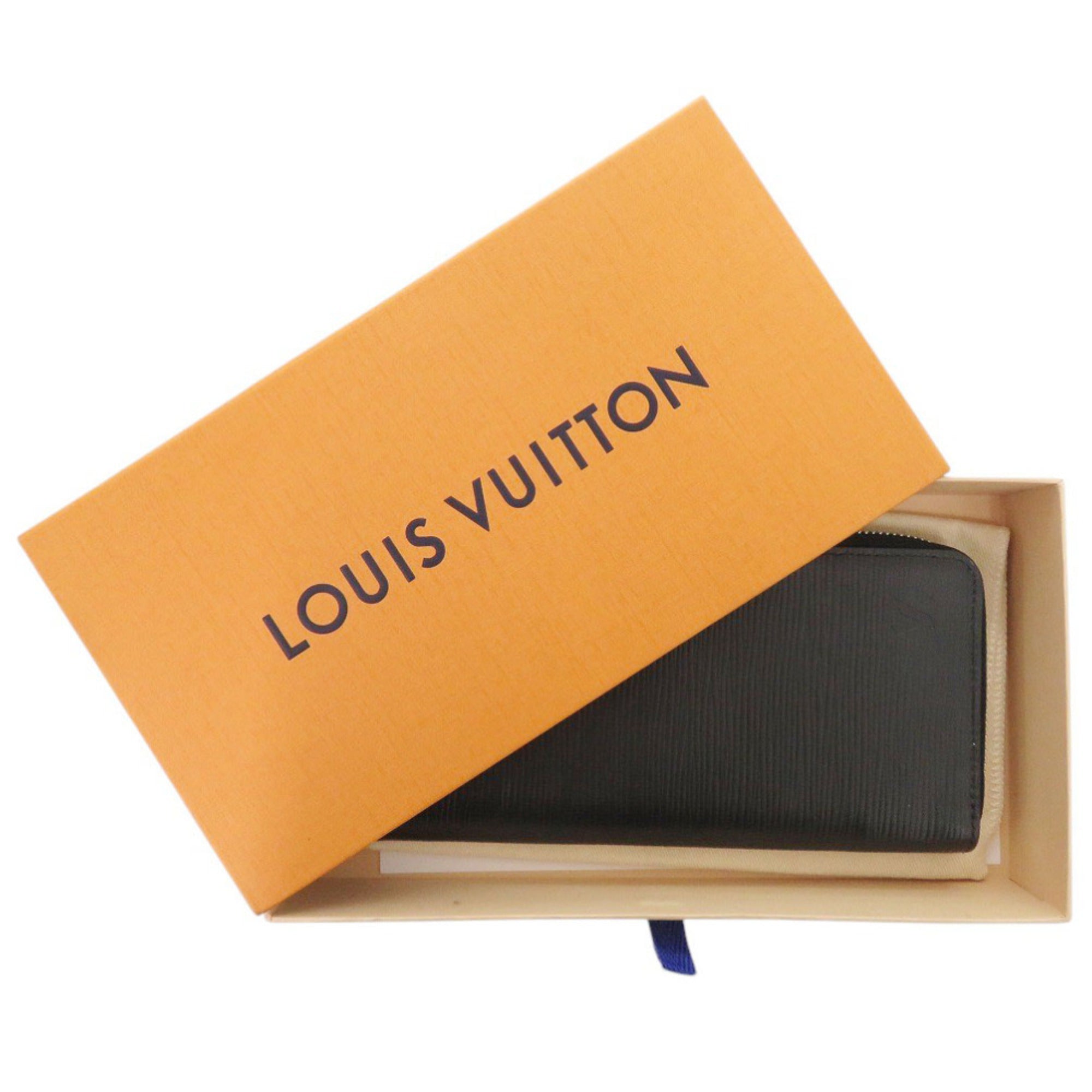 Louis Vuitton Noir Epi Leather Long Wallet (Bi-Fold) (Pre-Owned)