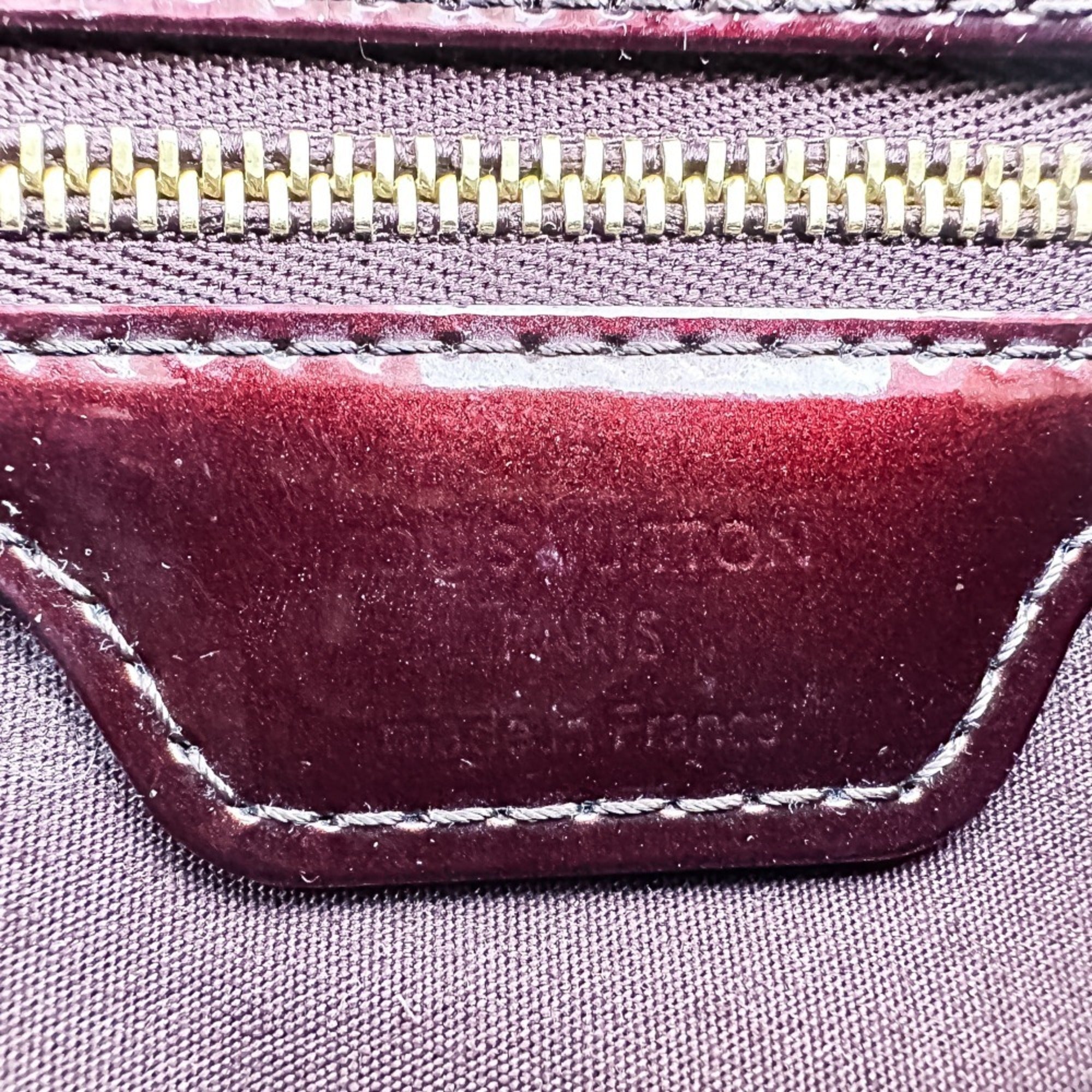 Louis Vuitton Vernis Amarante Monogram Vernis Handbag (Pre-Owned)