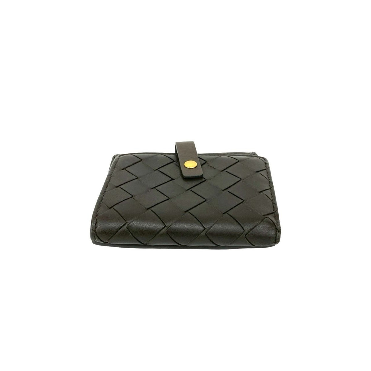 Bottega Veneta Gray Leather Wallet (Bi-Fold) (Pre-Owned)