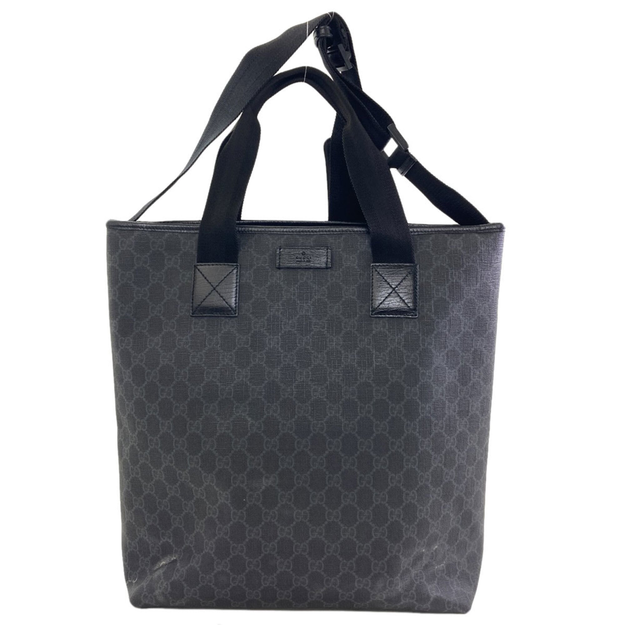 Gucci Black Pvc Tote Bag (Pre-Owned)
