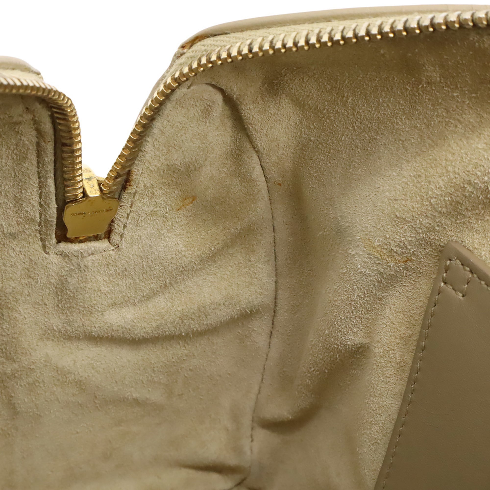 Yves Saint Laurent Beige Sand Leather Handbag Shoulder Bag (Pre-Owned)