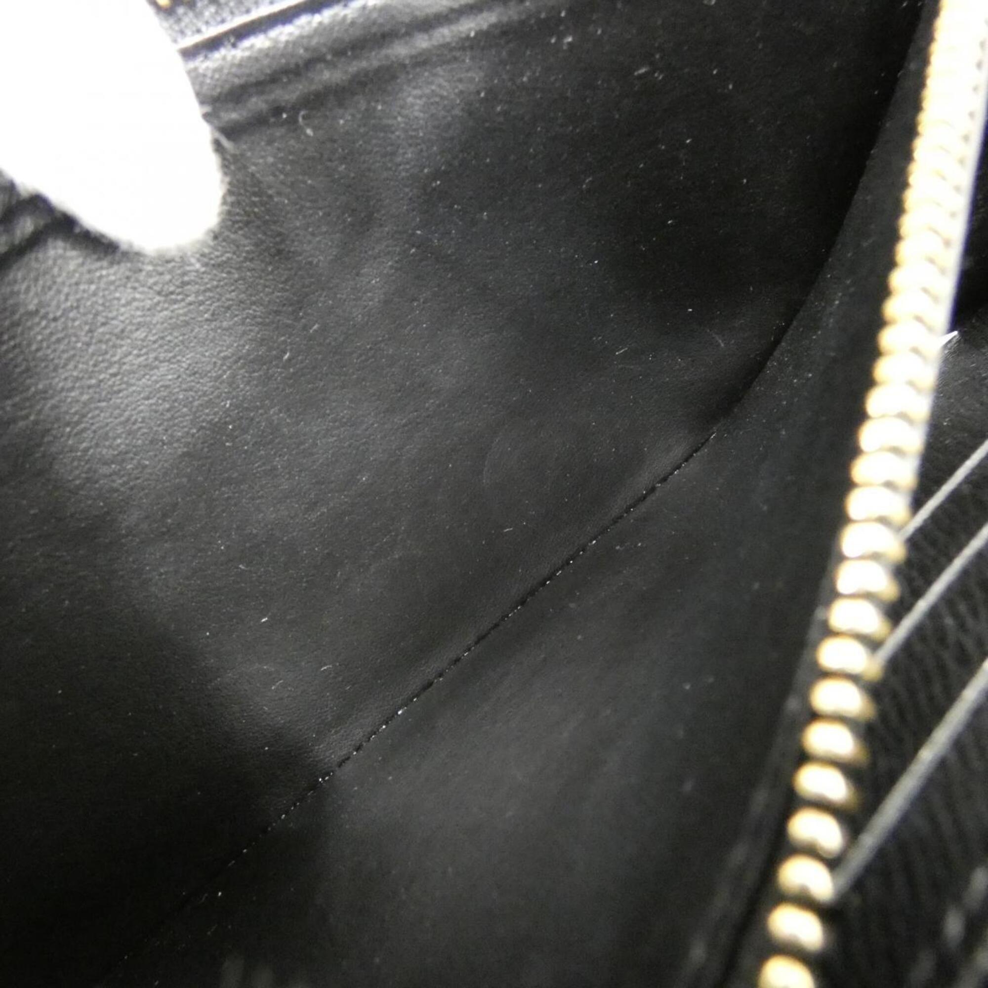 Louis Vuitton Marron Coated Canvas Long Wallet (Bi-Fold) (Pre-Owned)