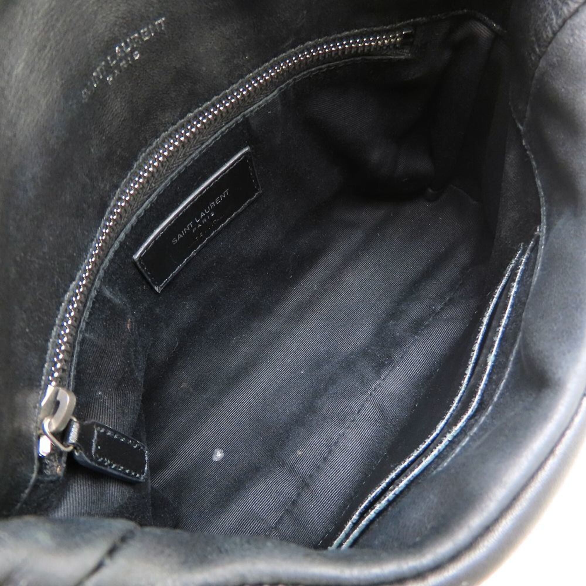 Yves Saint Laurent Black Leather Shoulder Bag (Pre-Owned)