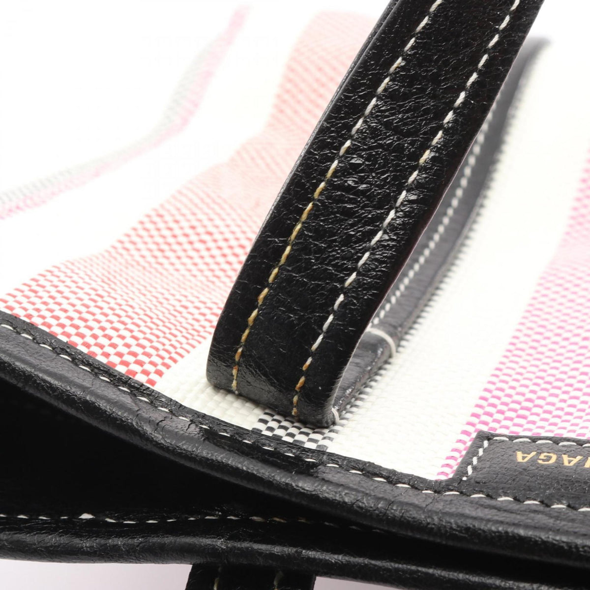 Balenciaga Multi-Color White Canvas Handbag (Pre-Owned)
