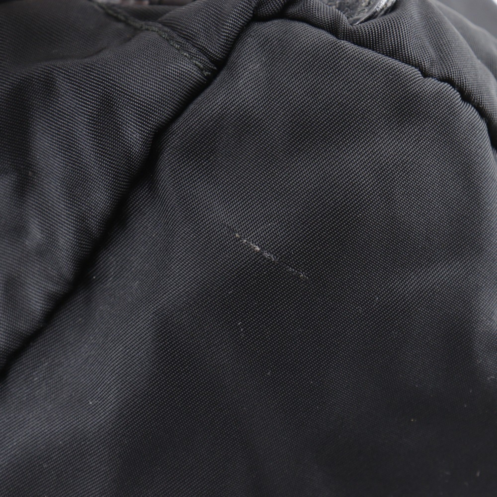 Prada Black Nylon Backpack Tote Bag (Pre-Owned)