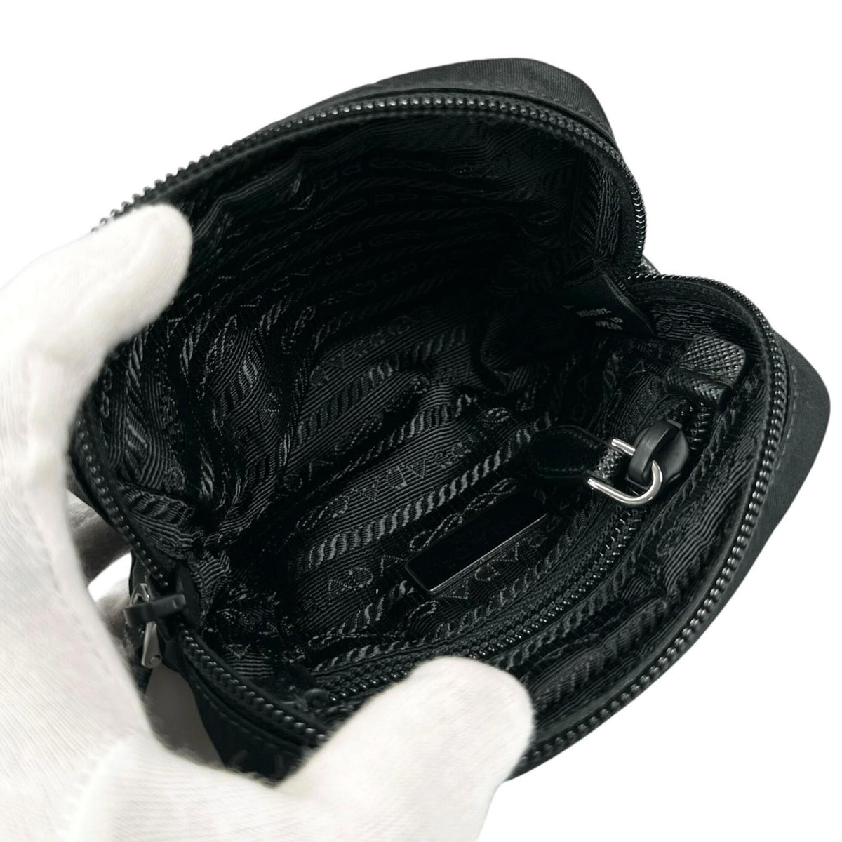 Prada Black Nylon Pouch (Pre-Owned)