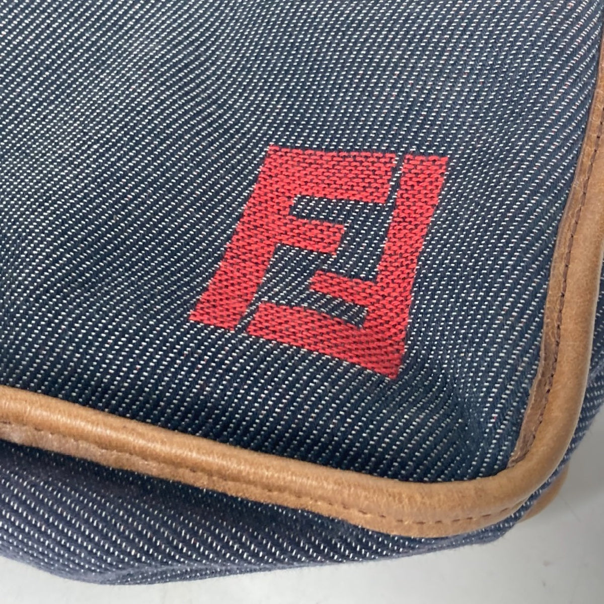 Fendi Blue Denim Pochette Shoulder Bag (Pre-Owned)