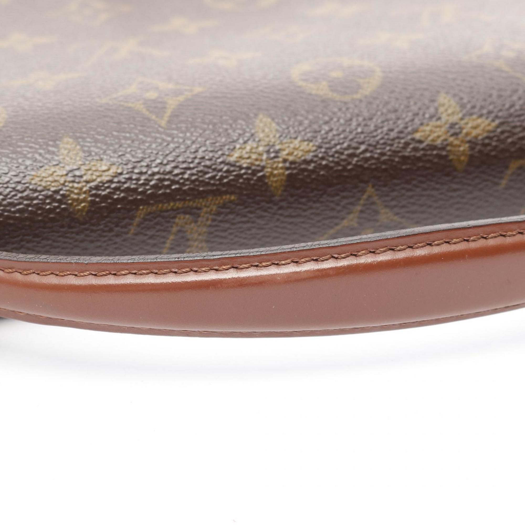 Louis Vuitton Brown Coated Canvas Pvc Monogram Leather Briefcase (Pre-Owned)