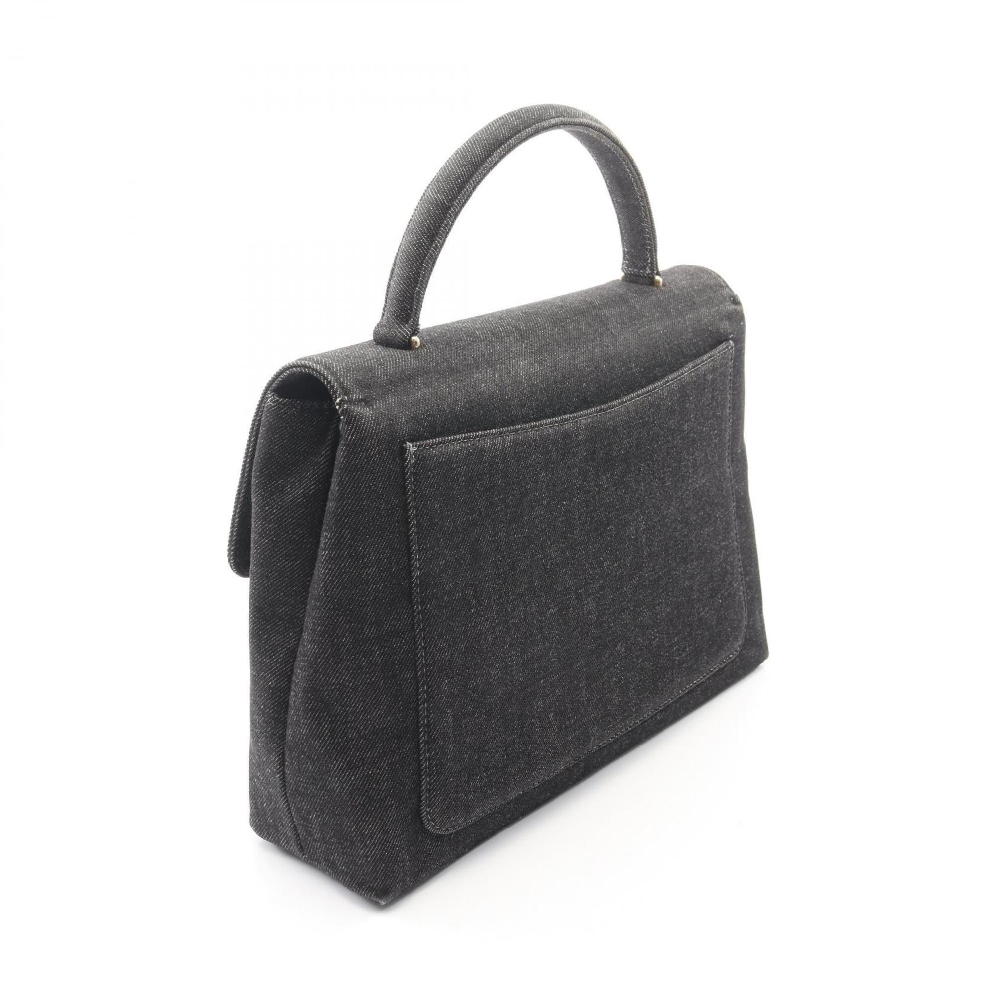 Chanel Black Denim Handbag (Pre-Owned)