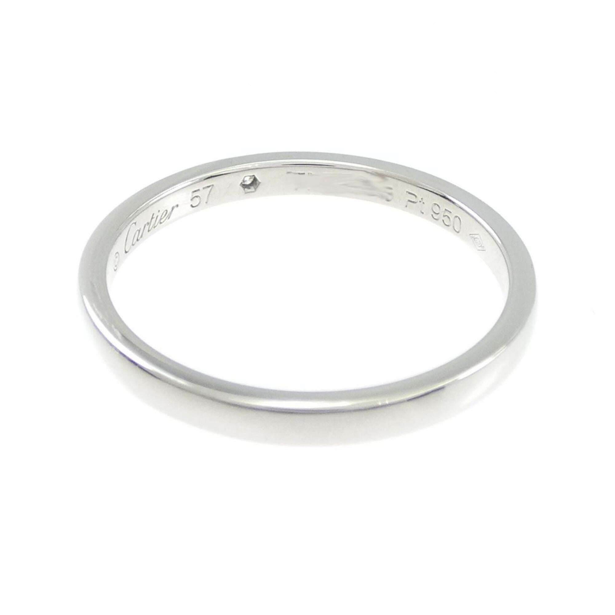 Cartier Platinum 950 Band Ring (Pre-Owned)