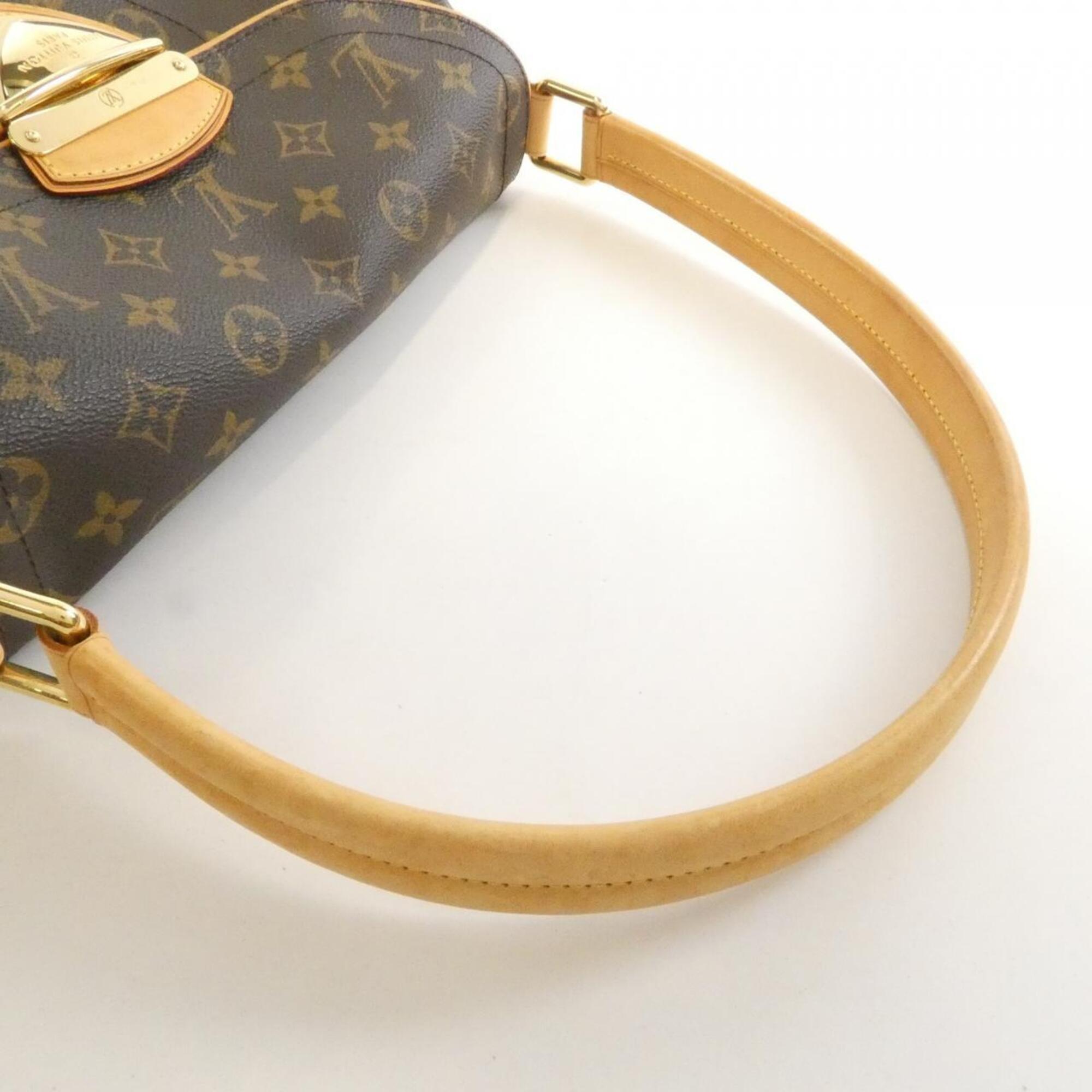 Louis Vuitton Monogram Marron Coated Canvas Shoulder Bag (Pre-Owned)