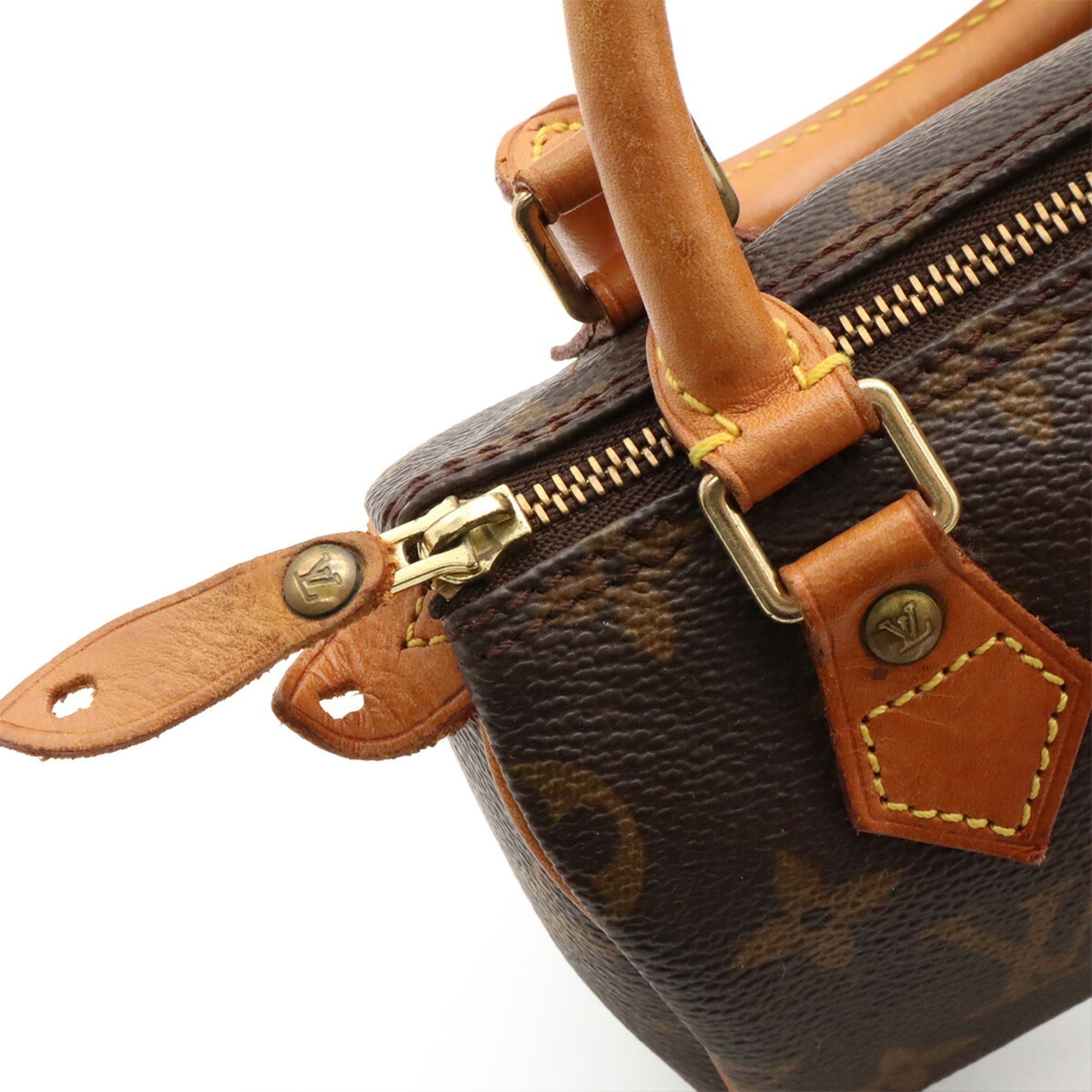 Louis Vuitton Brown Monogram Mini Handbag Pouch (Pre-Owned)