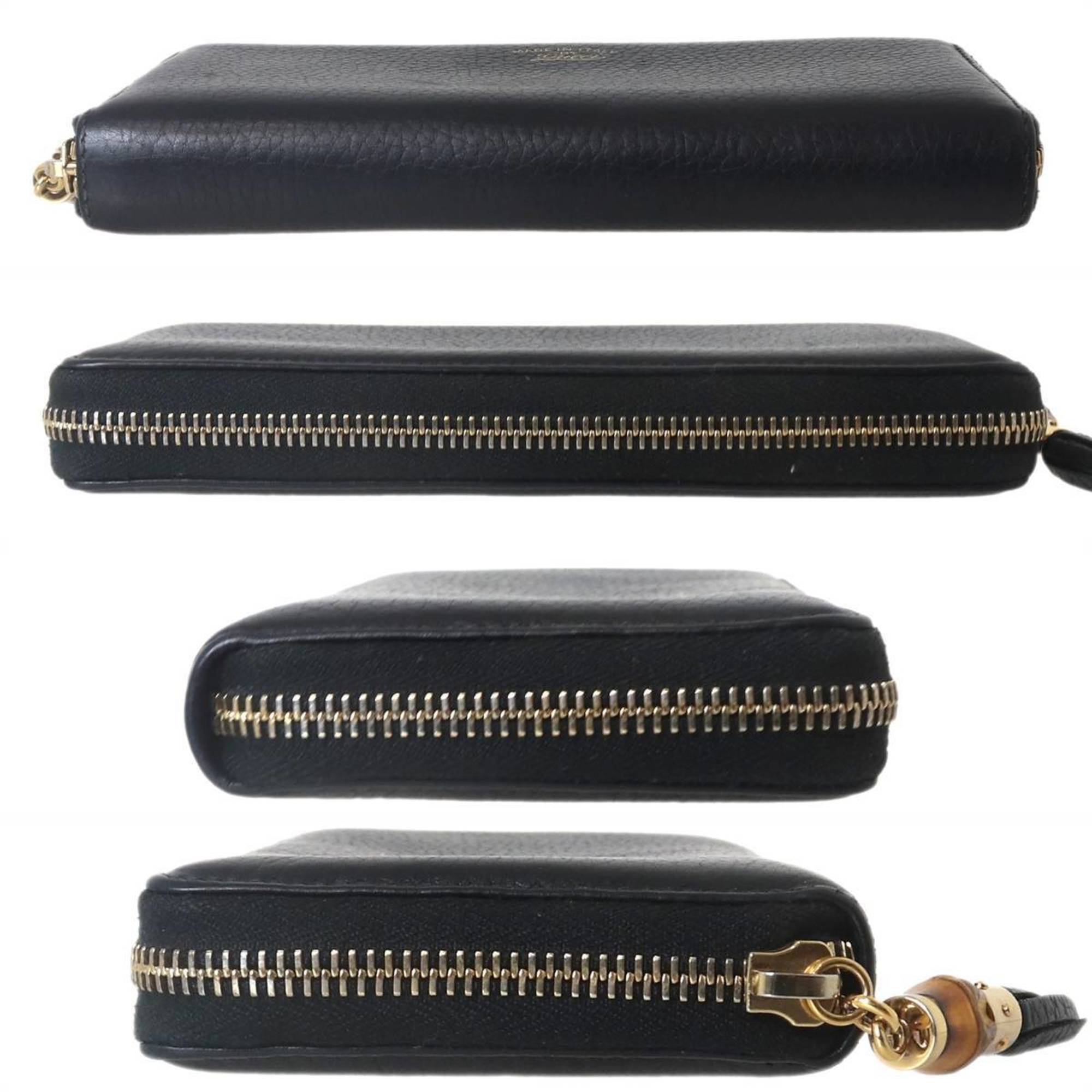 Gucci Black Long Wallet (Bi-Fold) (Pre-Owned)