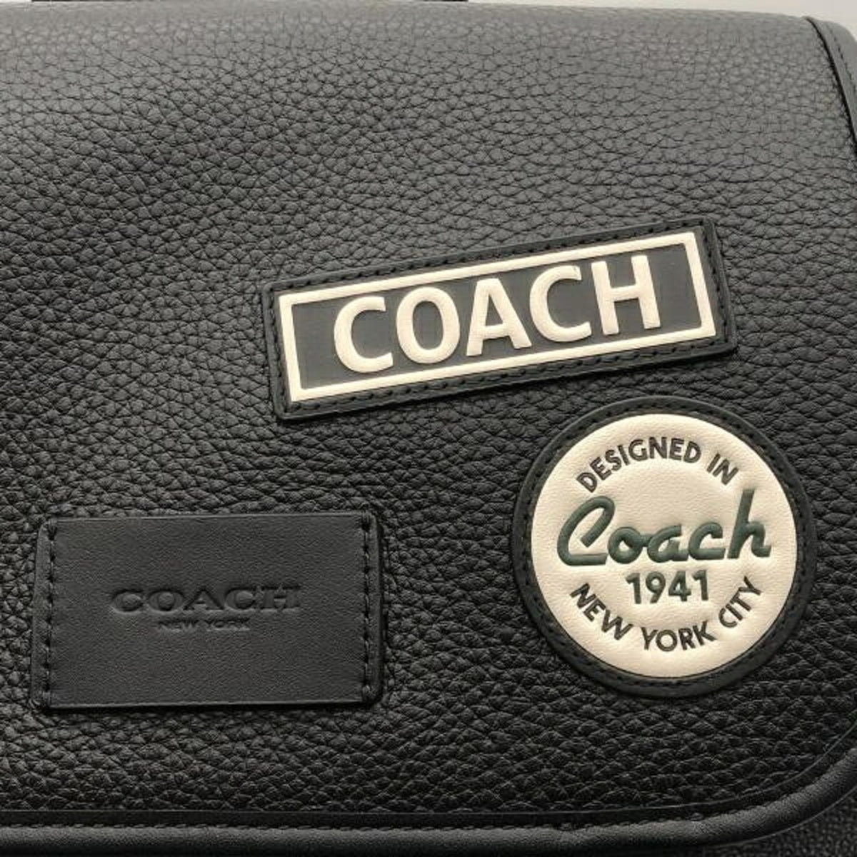 Coach Black Blue Signature Line Backpack (Pre-Owned)