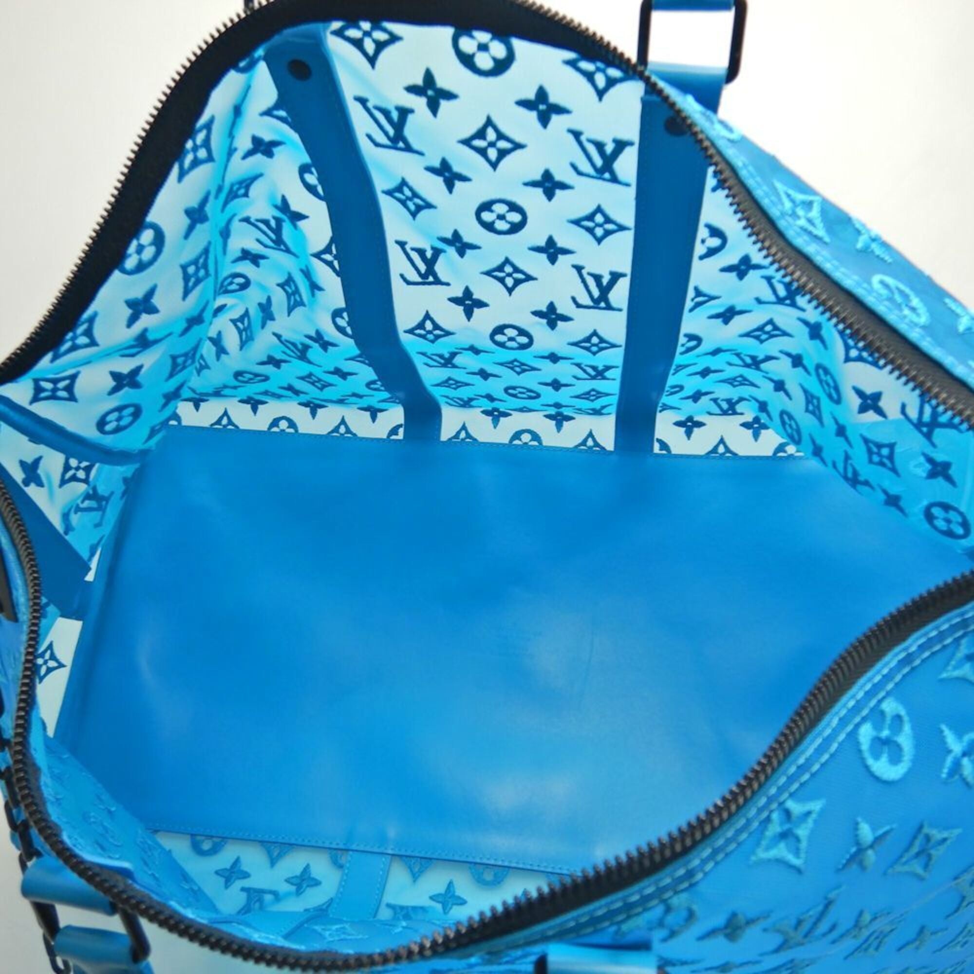 Louis Vuitton Turquoise Monogram Boston Bag (Pre-Owned)