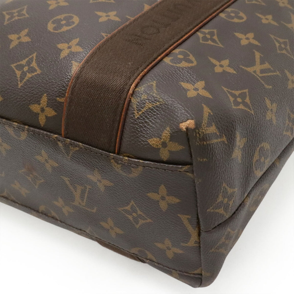 Louis Vuitton Brown Monogram Canvas Shoulder Bag Tote Bag (Pre-Owned)