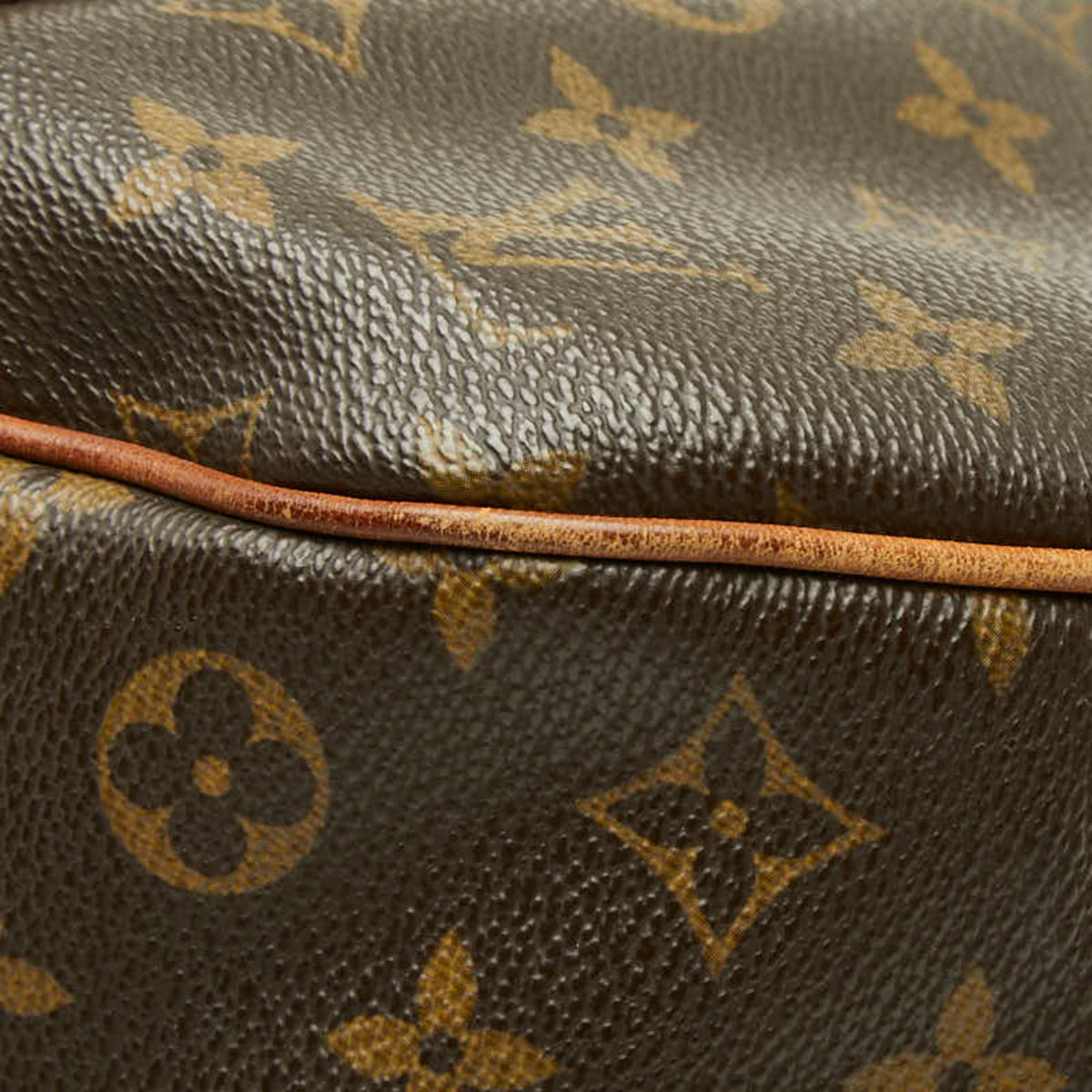 Louis Vuitton Monogram Brown Pvc Leather Handbag Shoulder Bag (Pre-Owned)