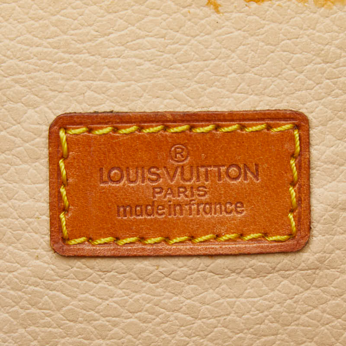 Louis Vuitton Brown Pvc Leather Handbag Tote Bag (Pre-Owned)