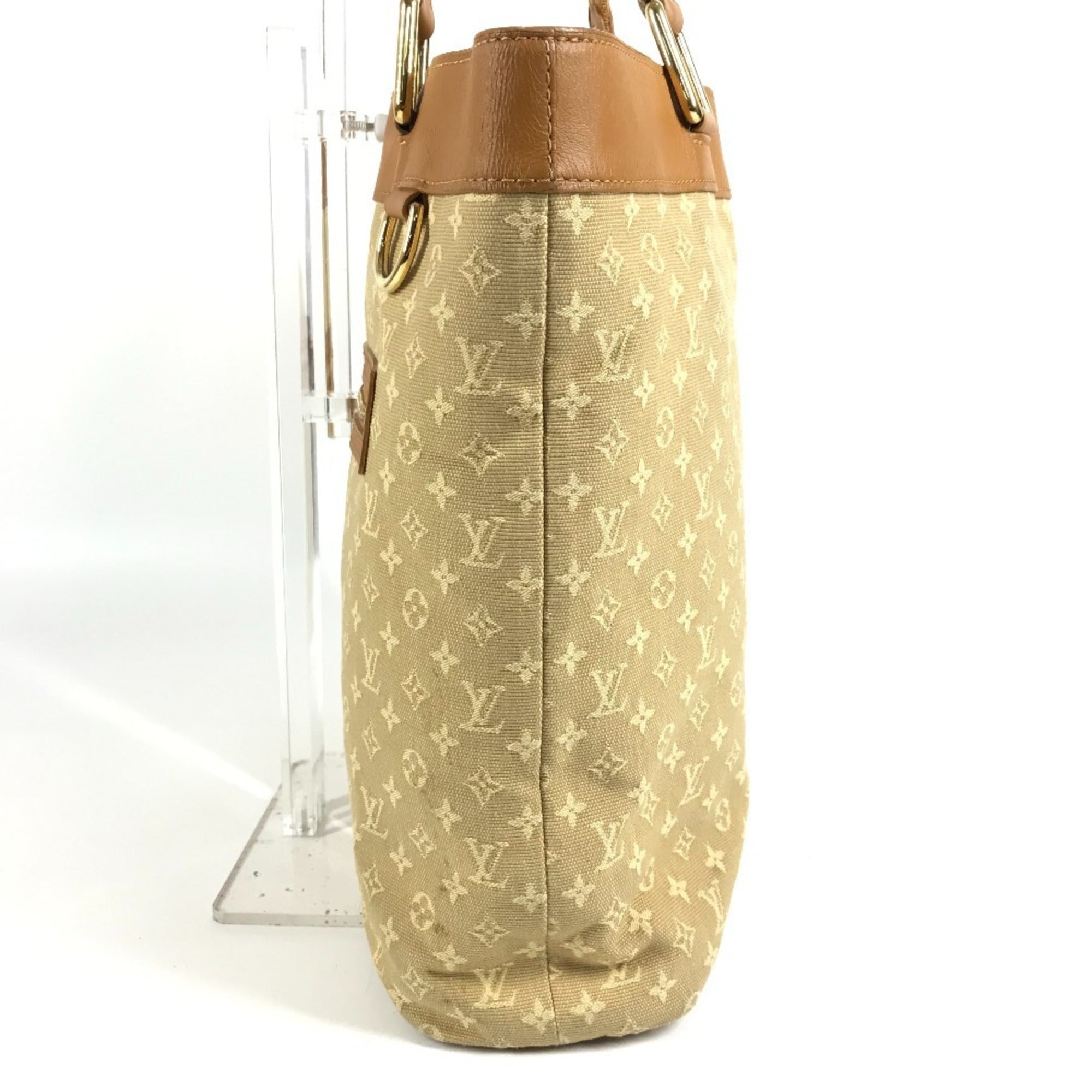 Louis Vuitton Beige Monogram Mini Shoulder Bag Tote Bag (Pre-Owned)