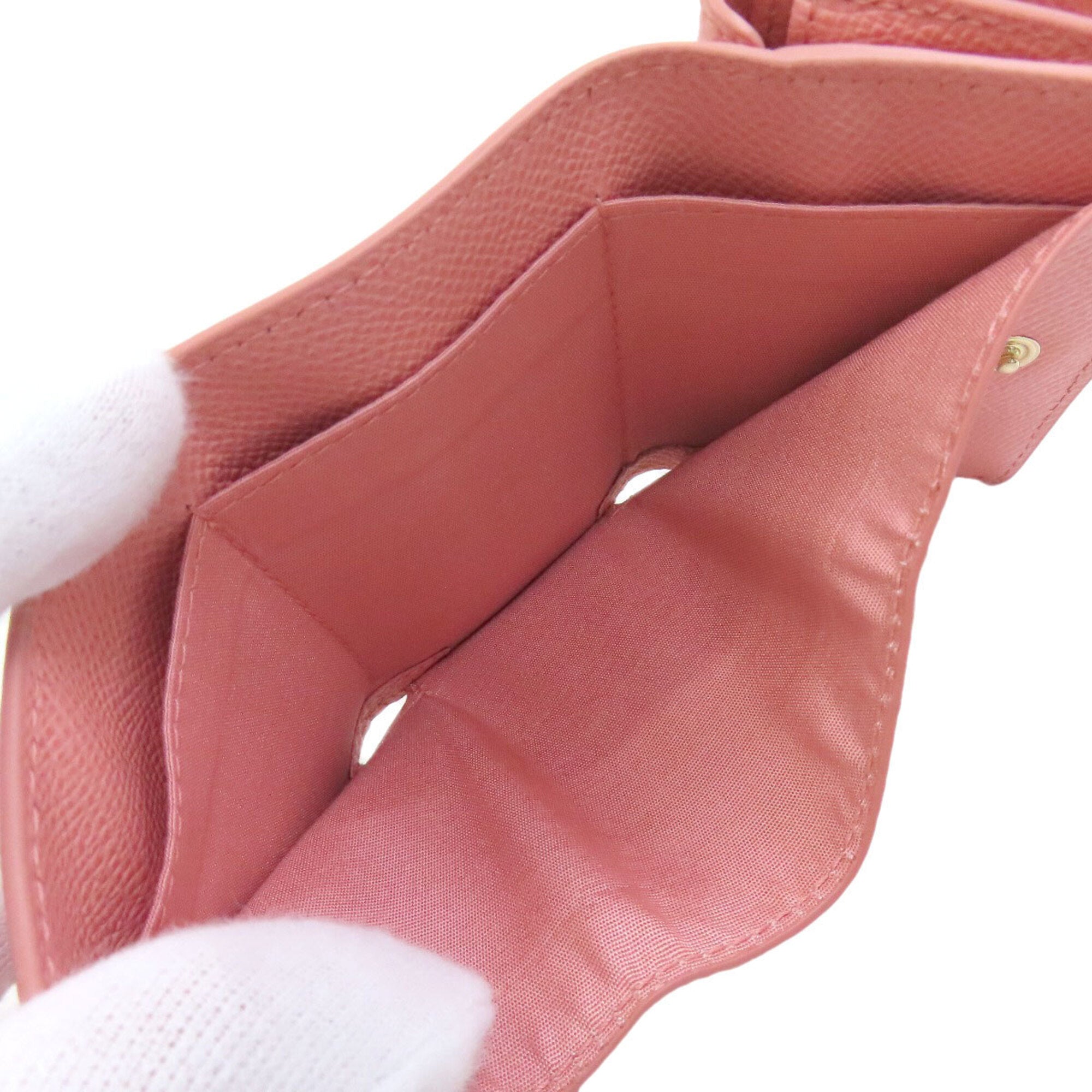 Salvatore Ferragamo Pink Leather Wallet (Bi-Fold) (Pre-Owned)