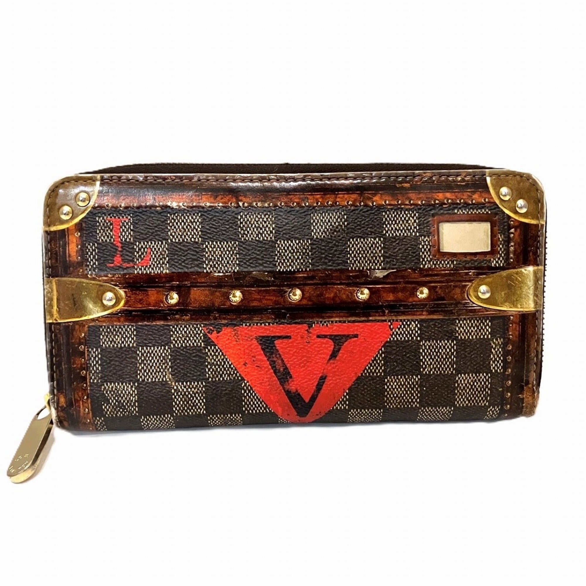 Louis Vuitton Monogram Brown Long Wallet (Bi-Fold) (Pre-Owned)