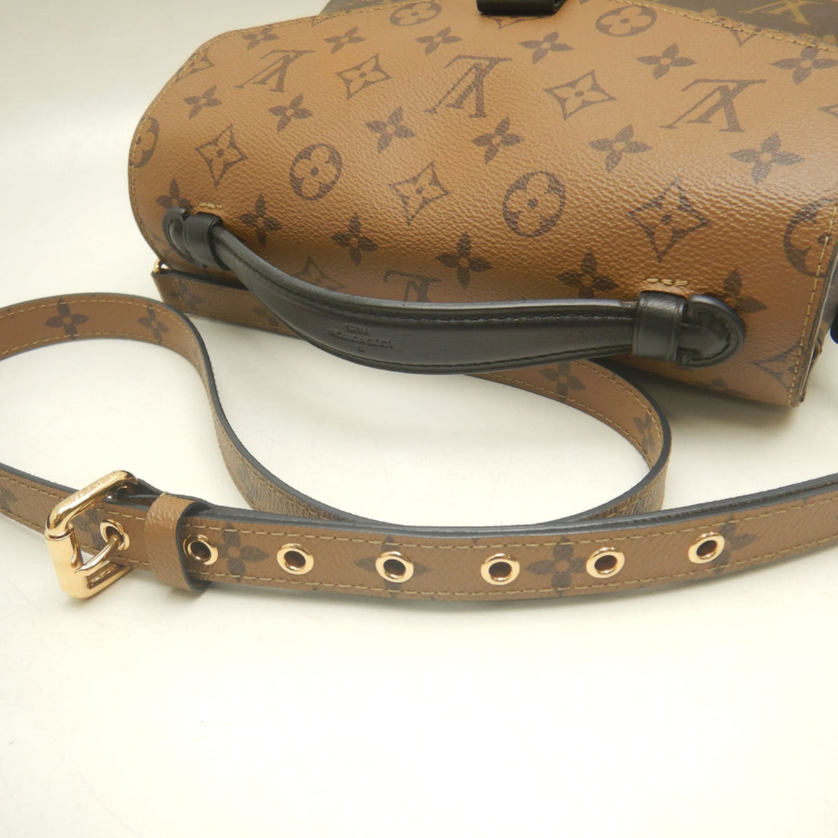 Louis Vuitton Brown Monogram Reverse Monogram Reverse Handbag (Pre-Owned)