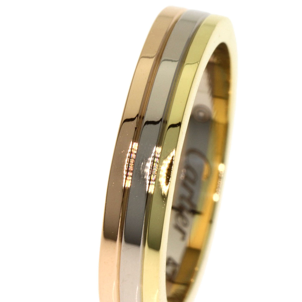 Cartier Yellow Gold (18K) Pink Gold (18K) White Gold (18K) Band Ring (Pre-Owned)