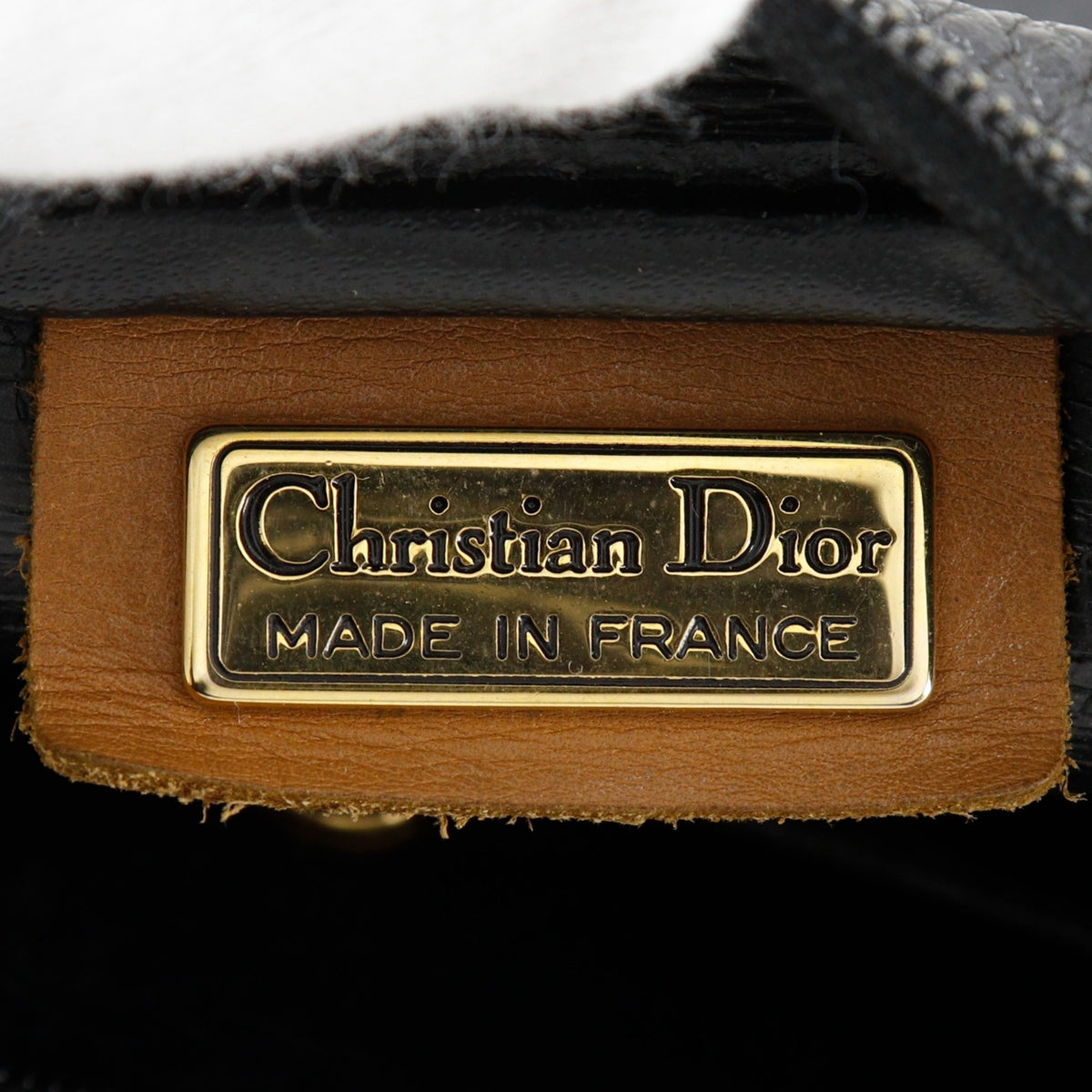 Christian Dior Black Leather Shoulder Bag (Pre-Owned)