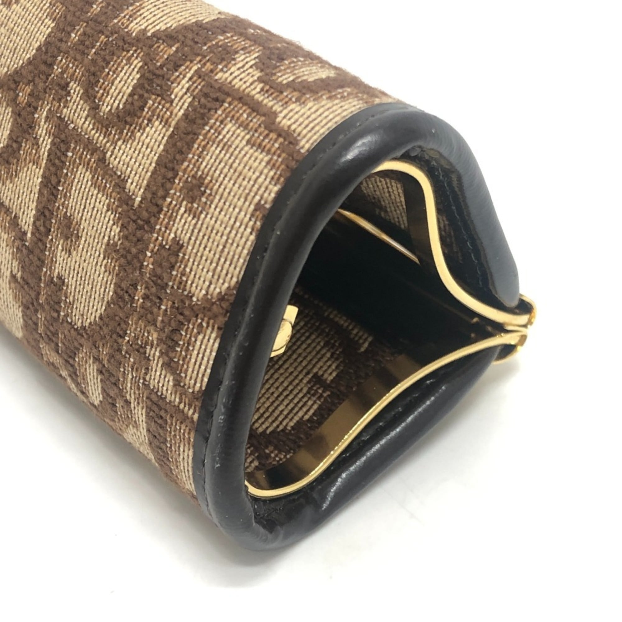 Christian Dior Brown Canvas Coin Purse/Coin Case (Pre-Owned)